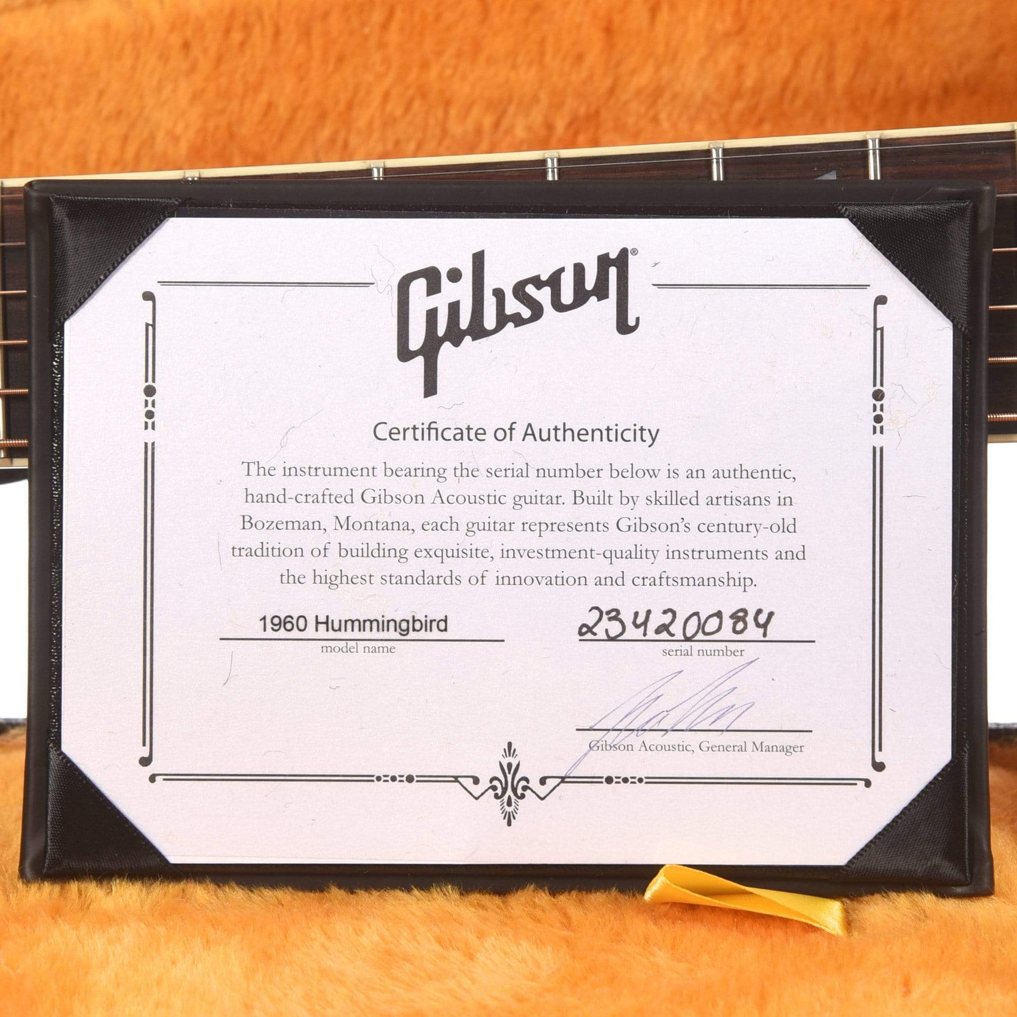 Gibson Montana Custom Shop Historic Reissue 1960 Hummingbird Heritage Cherry Sunburst w/Adjustable Saddle Acoustic Guitars / Dreadnought