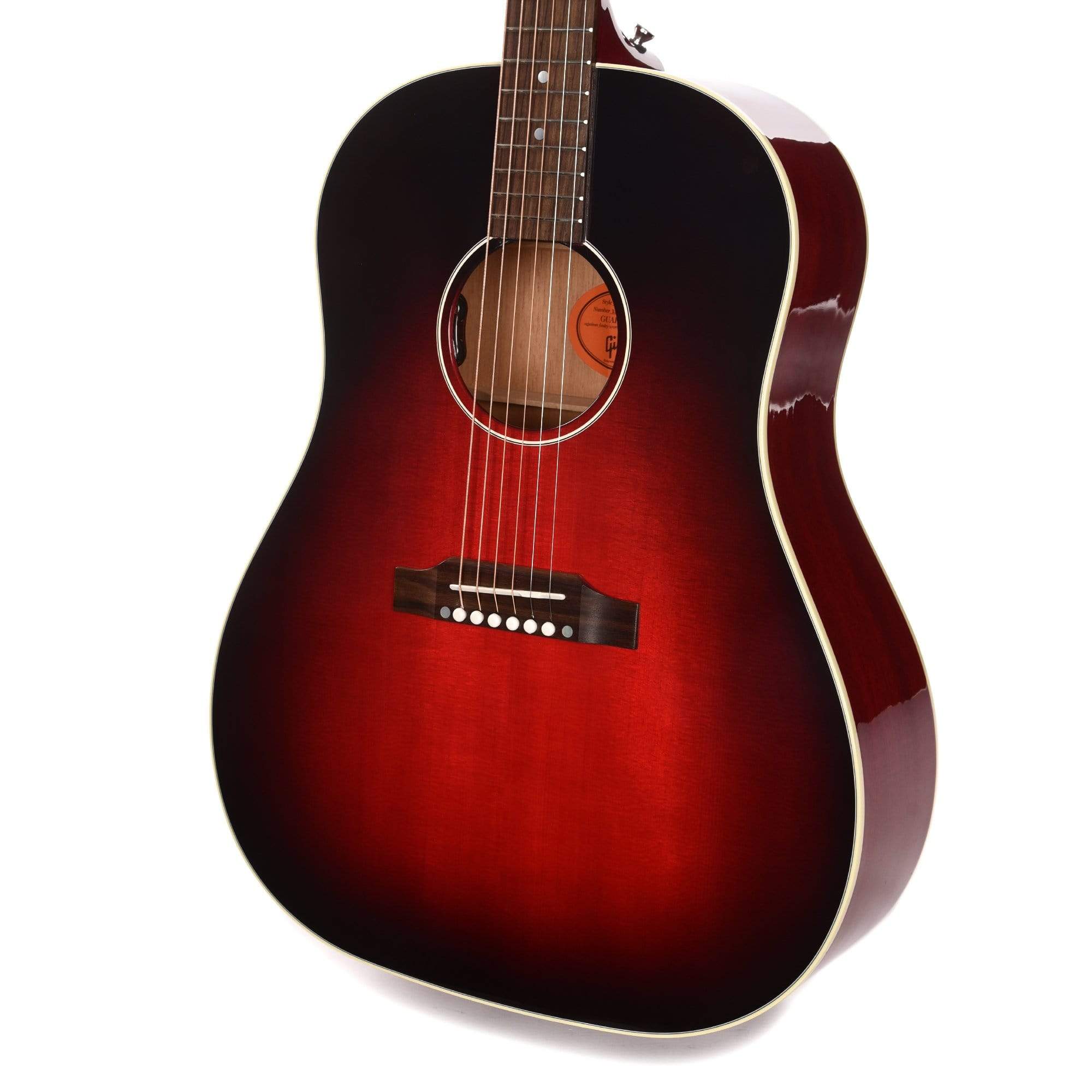 Gibson Montana Custom Shop Slash J-45 Vermillion Burst Acoustic Guitars / Dreadnought