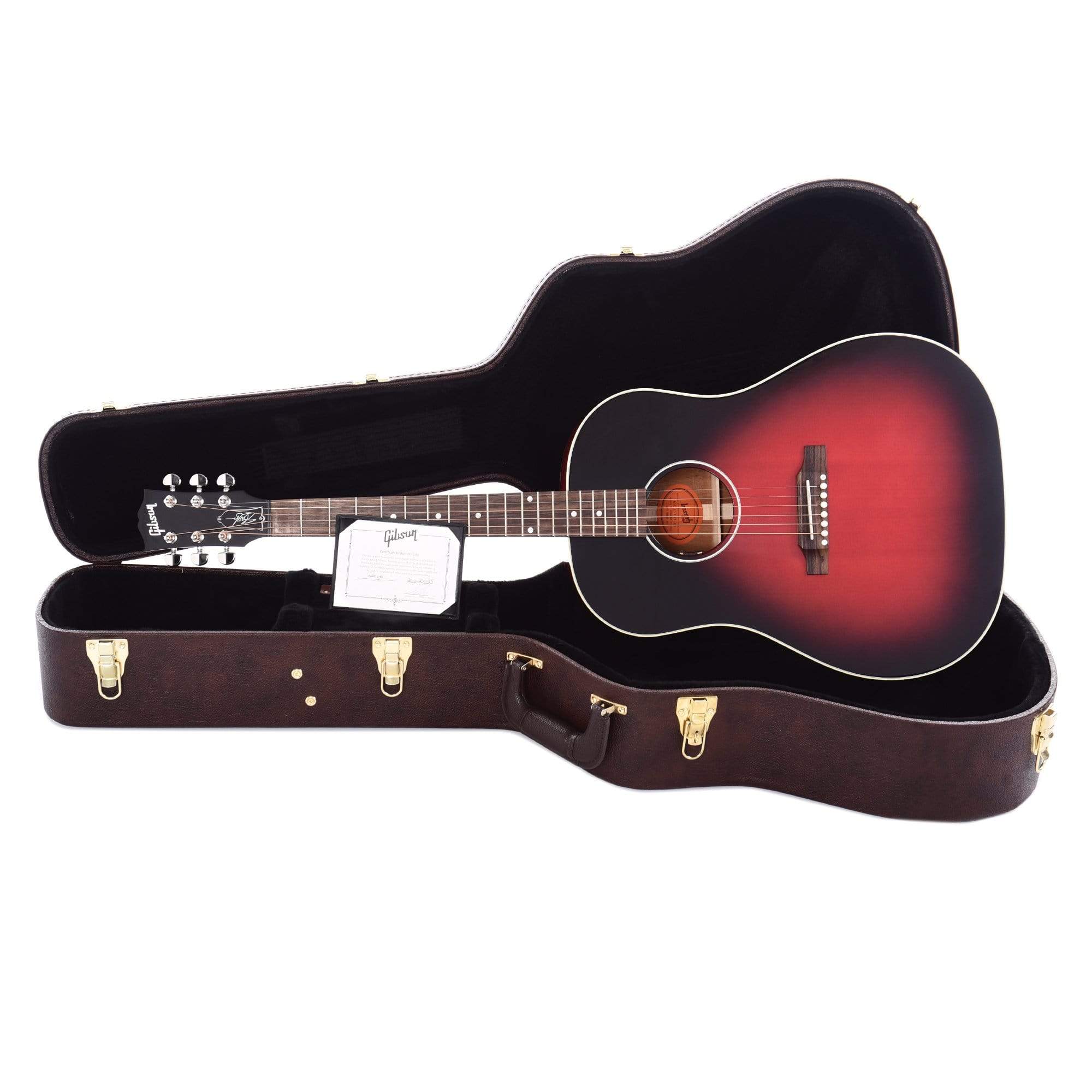 Gibson Montana Custom Shop Slash J-45 Vermillion Burst Acoustic Guitars / Dreadnought