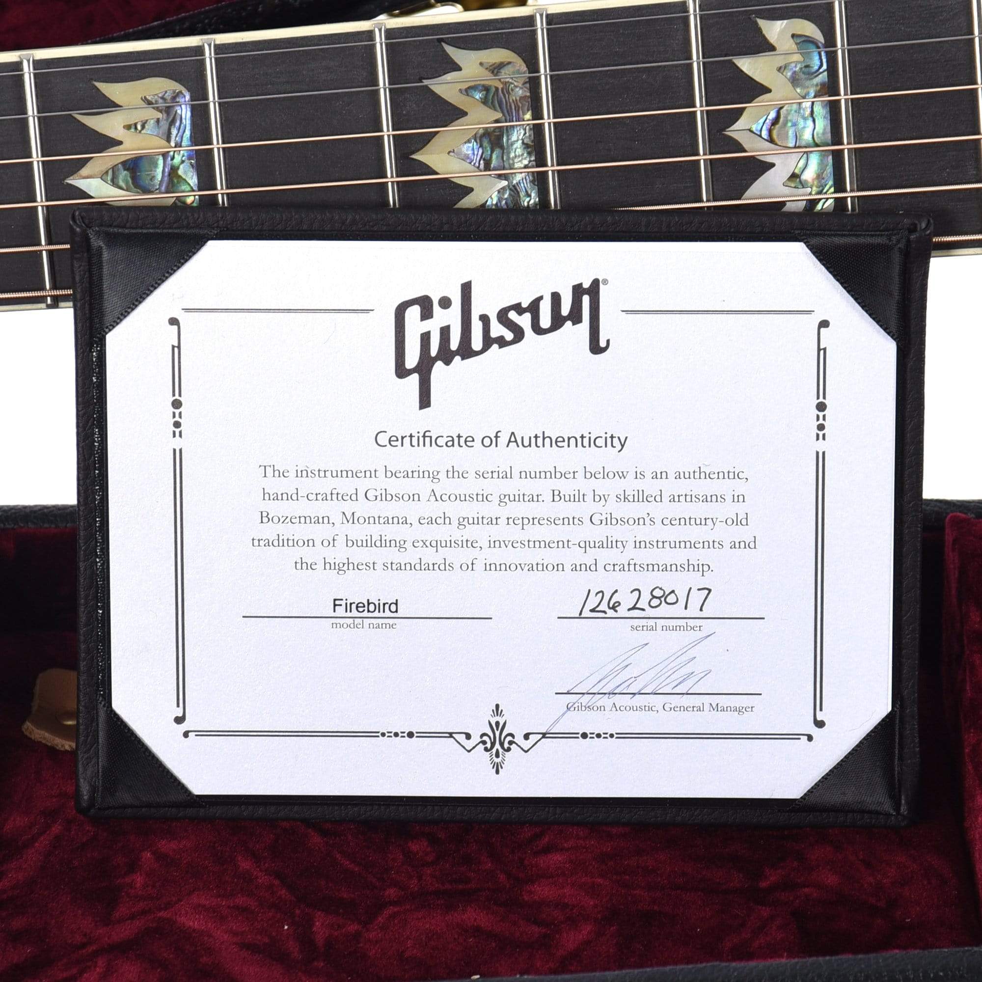 Gibson Montana Firebird 2019 Antique Cherry Acoustic Guitars / Dreadnought