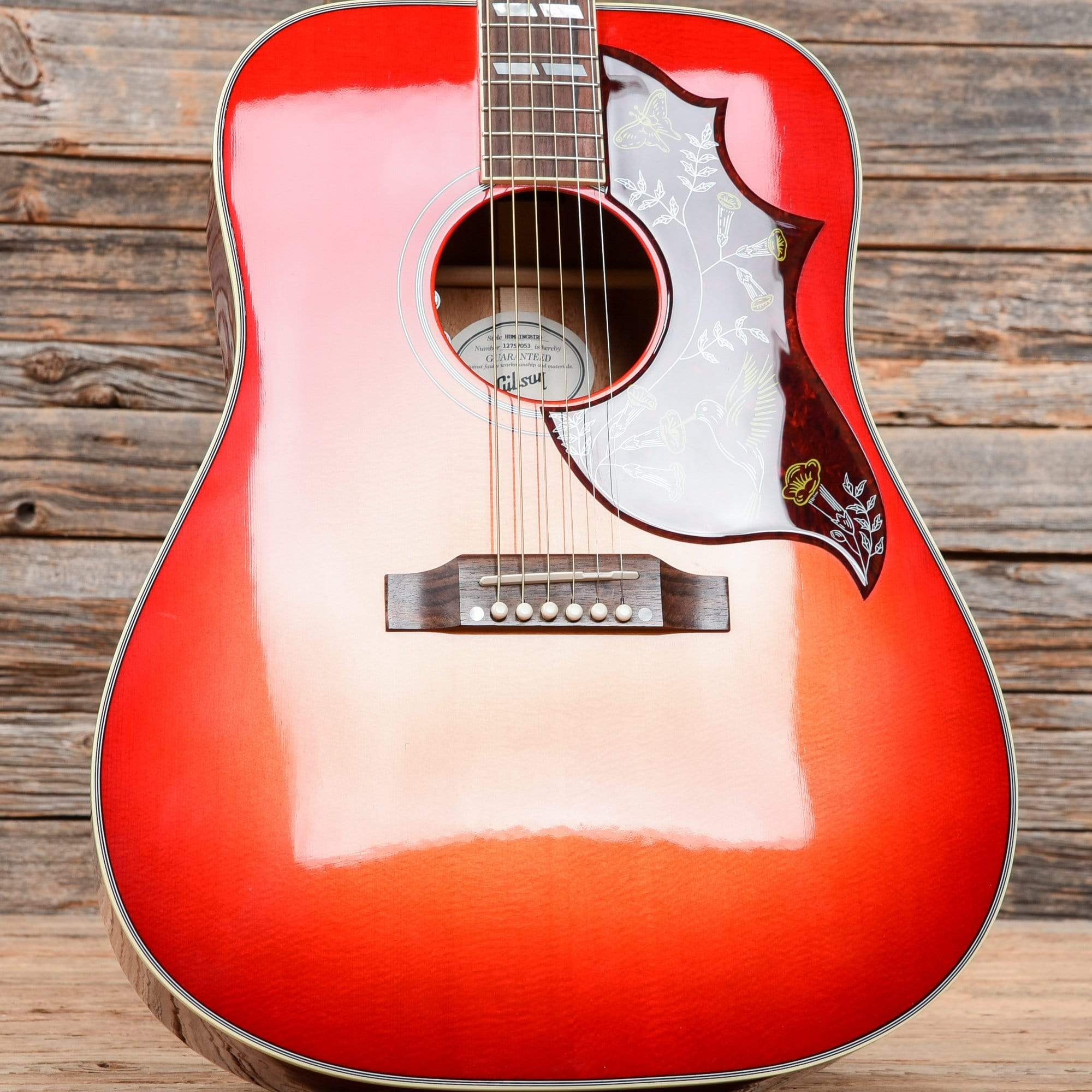 Gibson Montana Hummingbird Cherry Sunburst 2018 Acoustic Guitars / Dreadnought