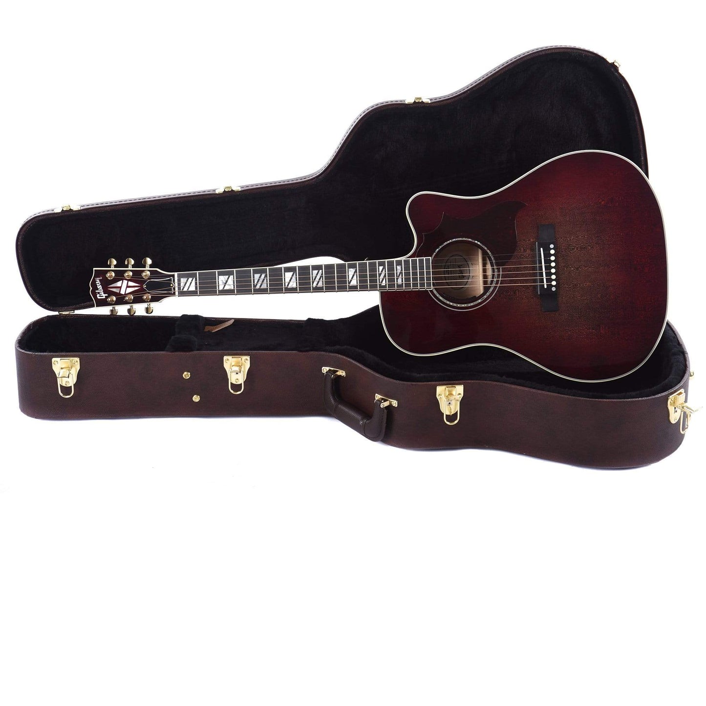 Gibson Montana Hummingbird Chroma Black Cherry Acoustic Guitars / Dreadnought