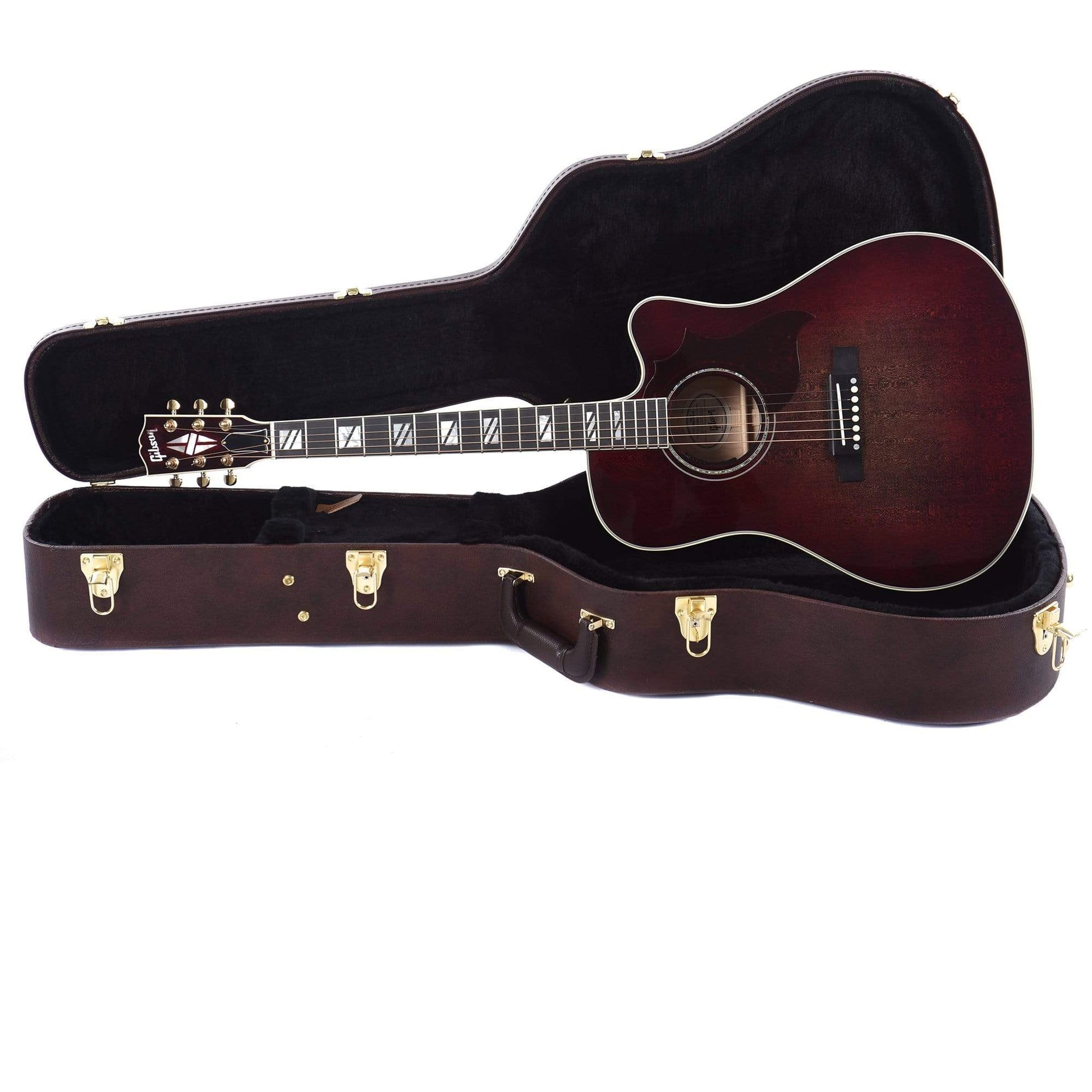 Gibson Montana Hummingbird Chroma Black Cherry Acoustic Guitars / Dreadnought