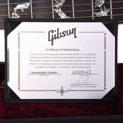 Gibson Montana Hummingbird Custom Antique Natural Acoustic Guitars / Dreadnought