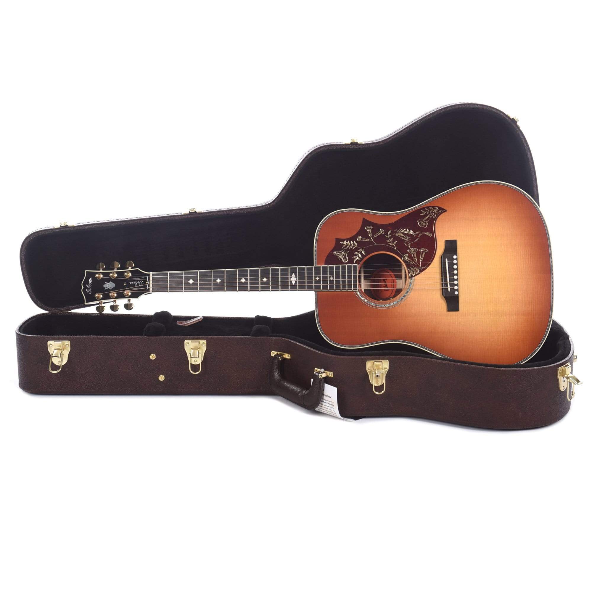 Gibson Montana Hummingbird Deluxe Rosewood Burst Acoustic Guitars / Dreadnought