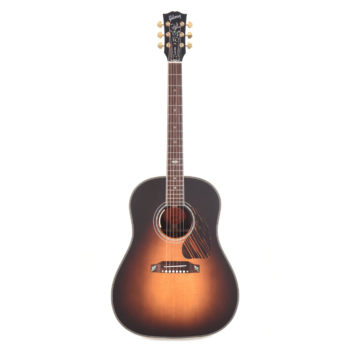 Gibson Montana J-45 Custom Vintage Sunburst Limited Edition w/Flower Peghead Inlay Acoustic Guitars / Dreadnought