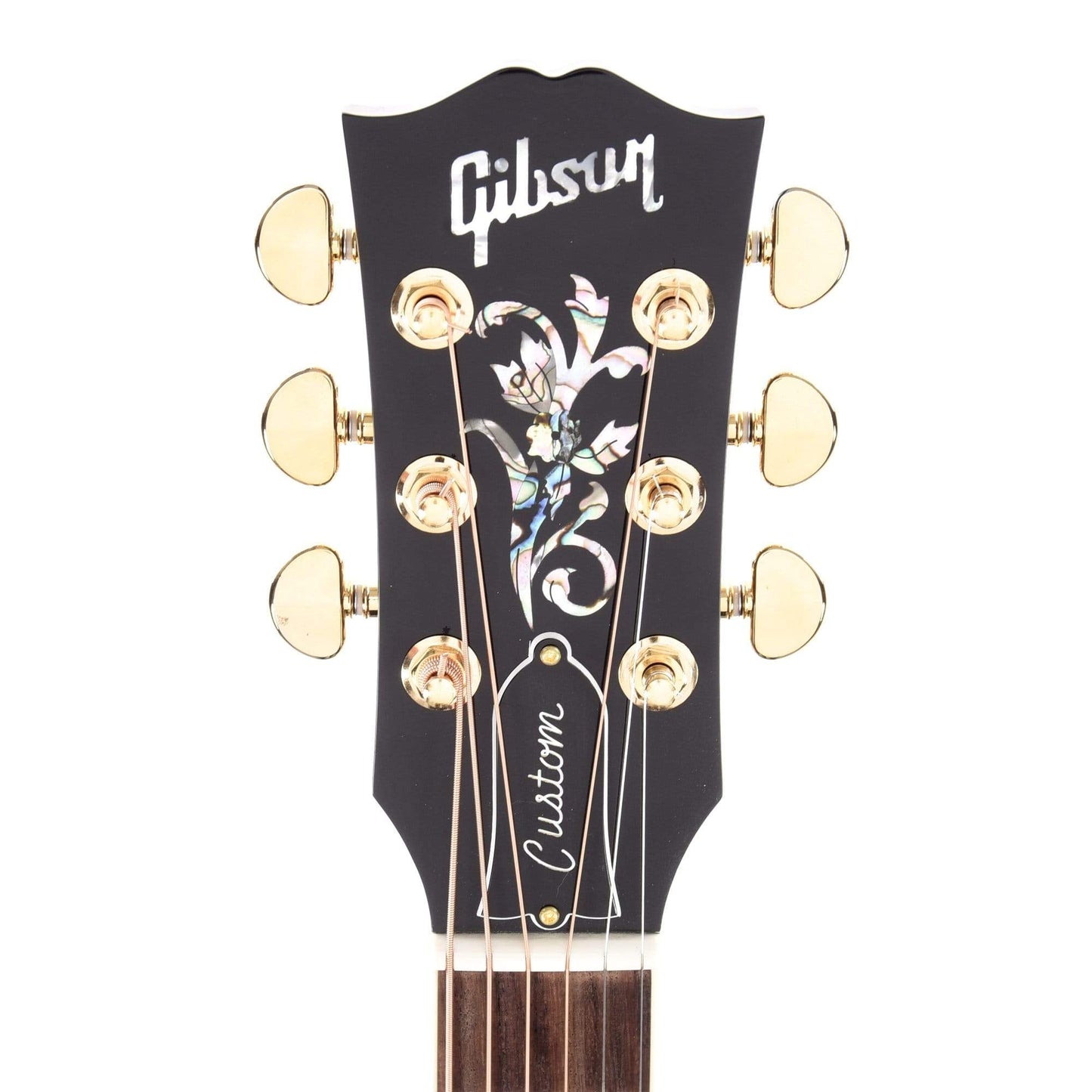 Gibson Montana J-45 Custom Vintage Sunburst Limited Edition w/Flower Peghead Inlay Acoustic Guitars / Dreadnought