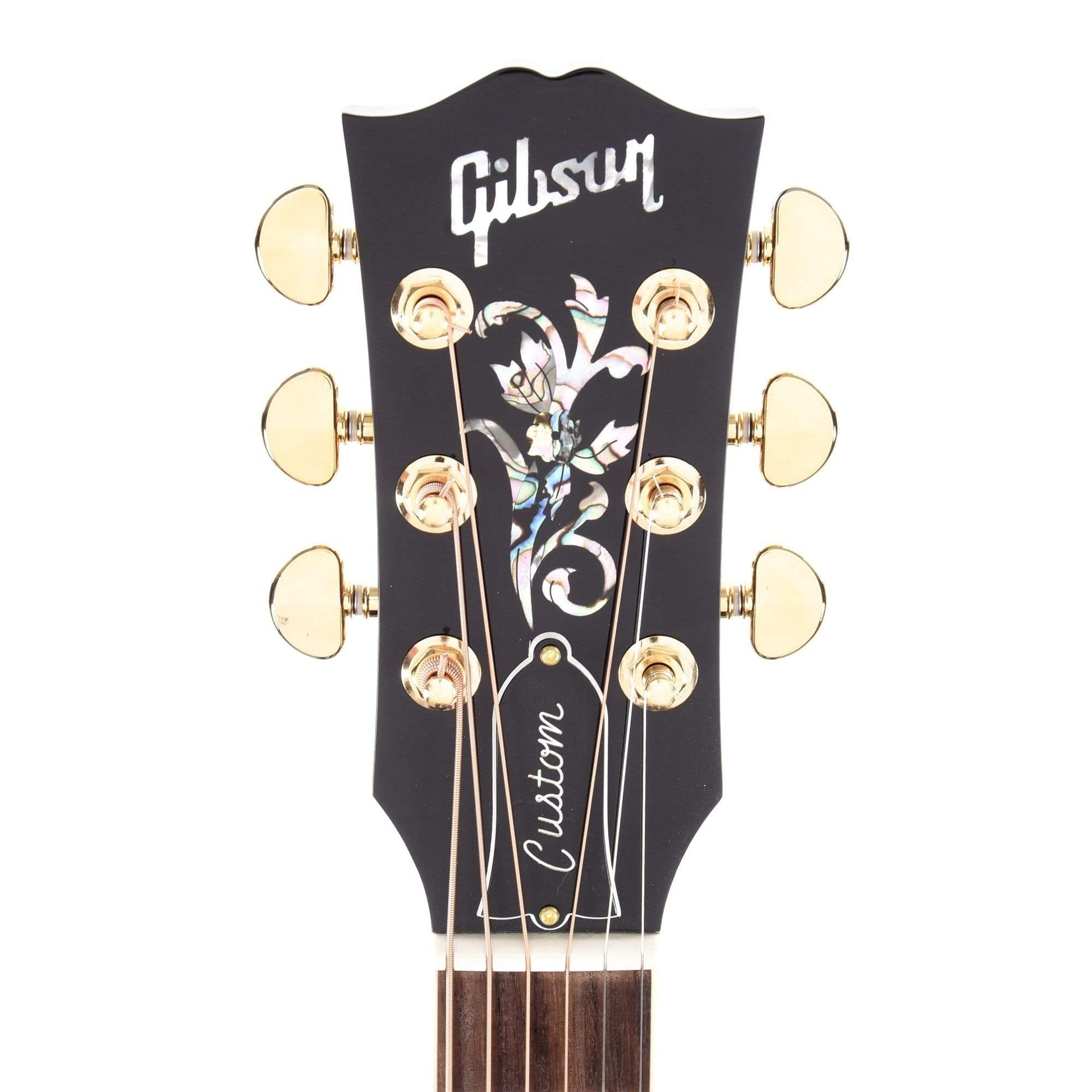 Gibson Montana J-45 Custom Vintage Sunburst Limited Edition w/Flower Peghead Inlay Acoustic Guitars / Dreadnought