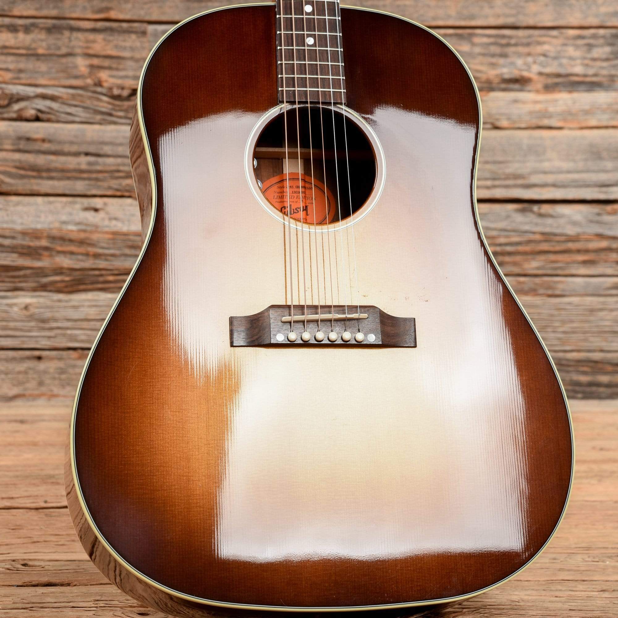 Gibson Montana J-45 Granadillo Tonewood Edition Honey Burst 2016 Acoustic Guitars / Dreadnought