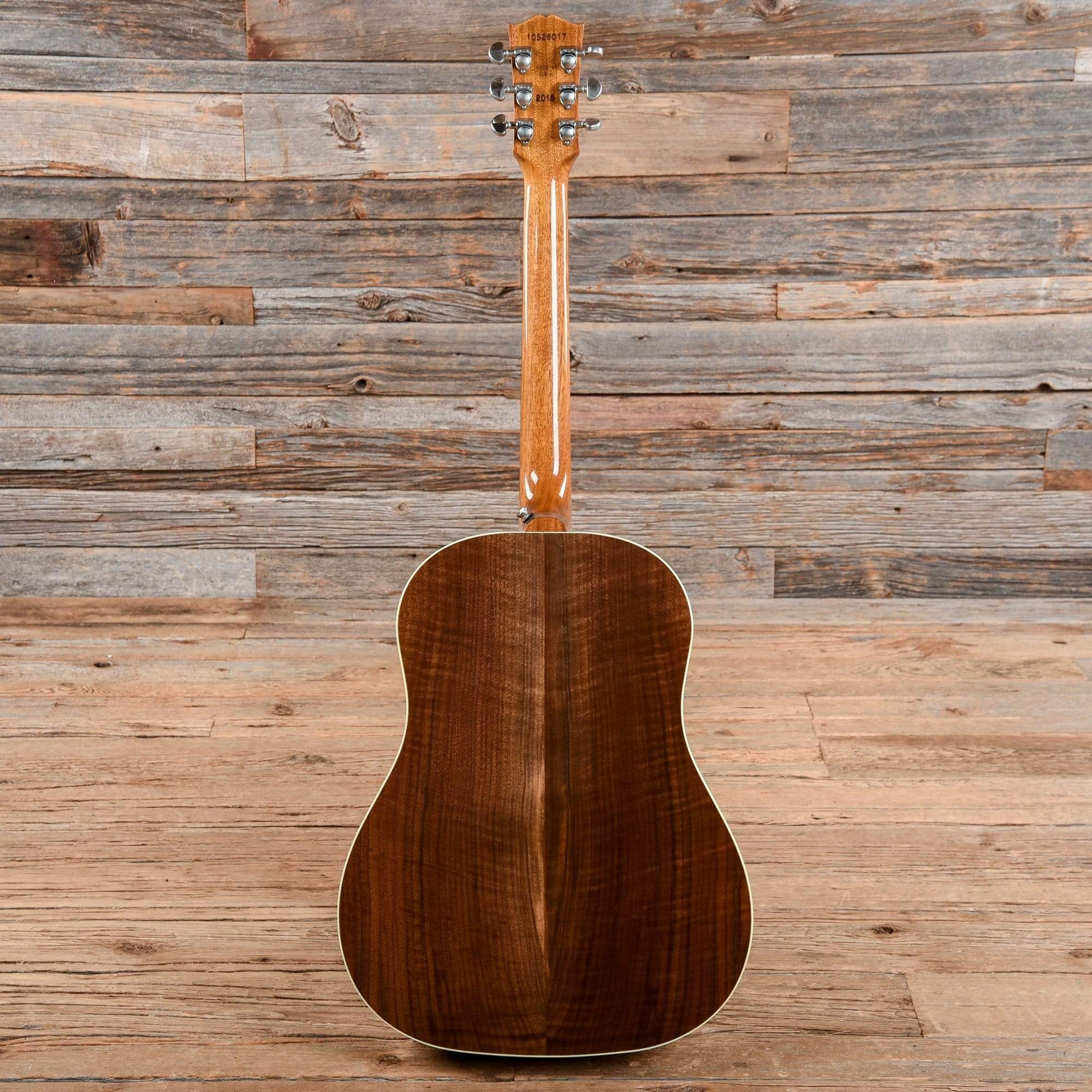 Gibson Montana J-45 Herringbone All Walnut Antique Natural Acoustic Guitars / Dreadnought