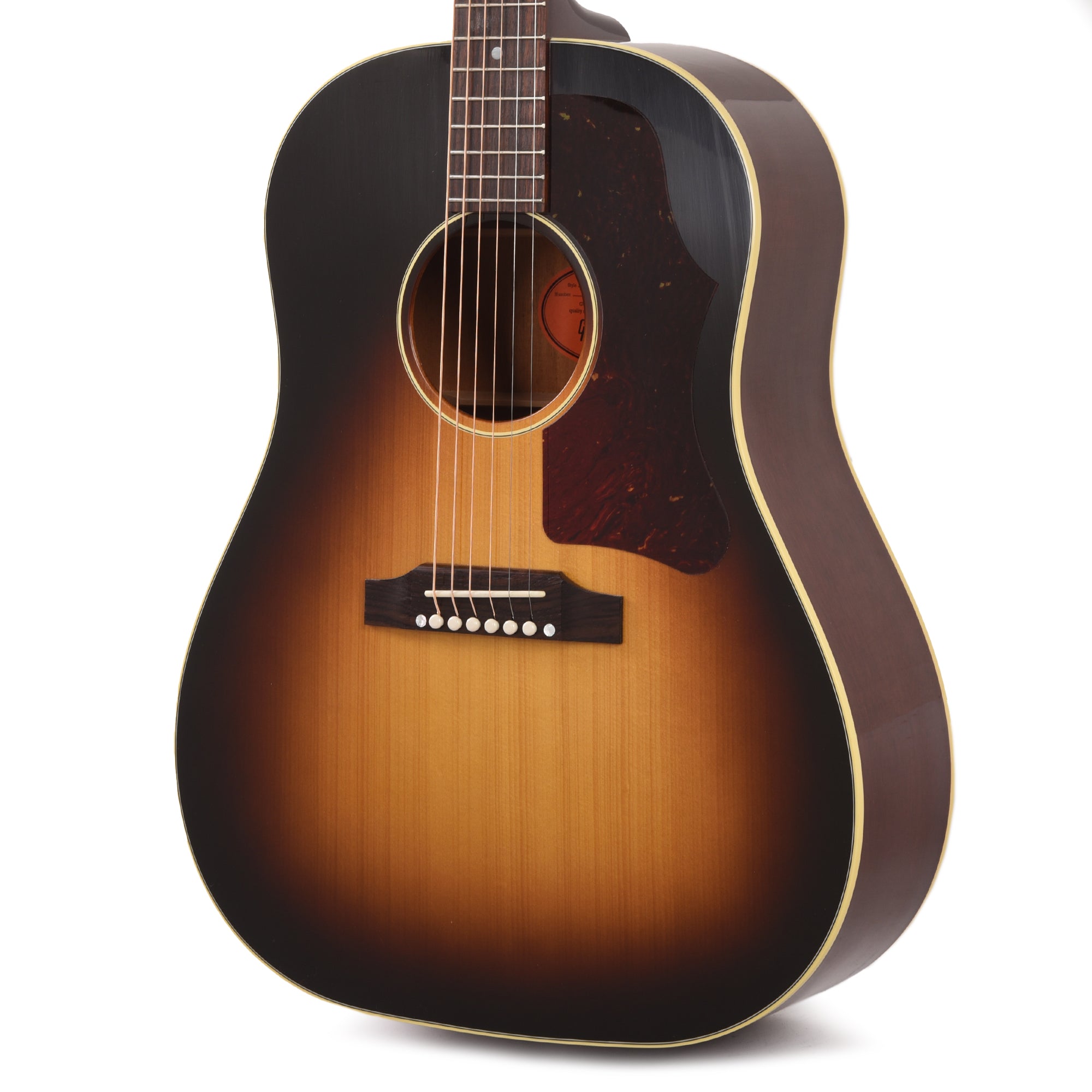 Gibson Original 50's J-45 Original Vintage Sunburst Tight Burst Adirondack Spruce VOS Acoustic Guitars / Dreadnought