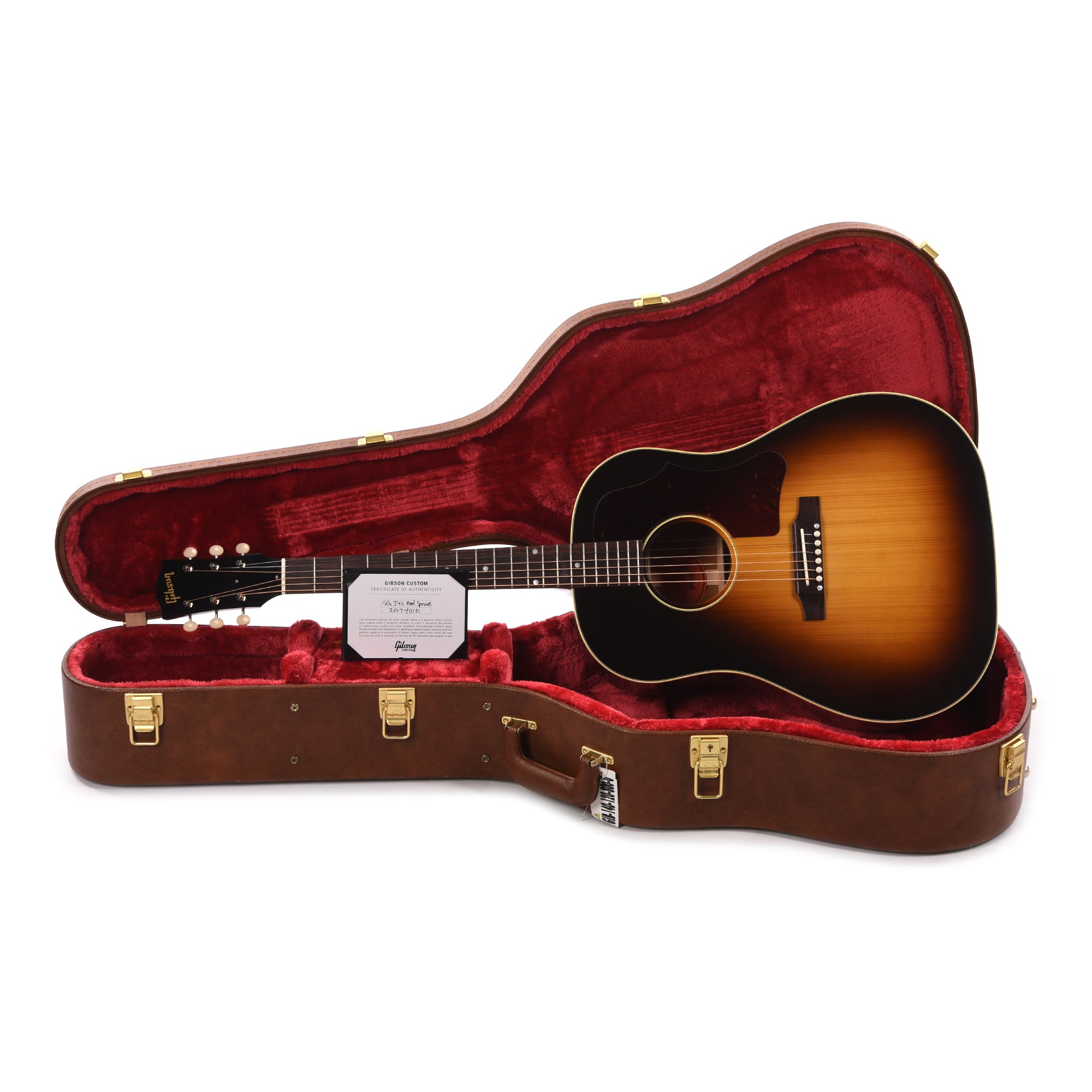 Gibson Original 50's J-45 Original Vintage Sunburst Tight Burst Adirondack Spruce VOS Acoustic Guitars / Dreadnought