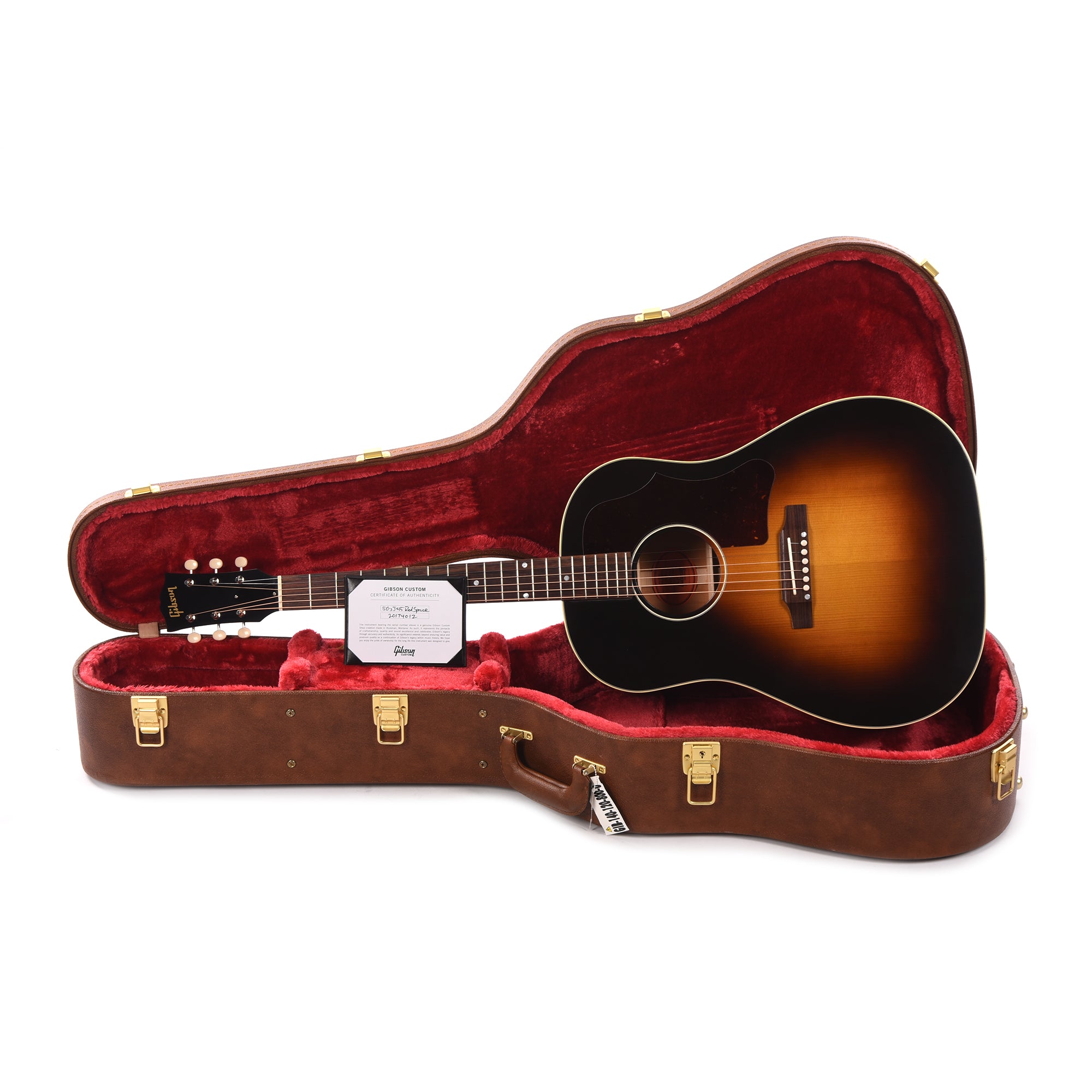 Gibson Original 50's J-45 Original Vintage Sunburst Tight Burst Adirondack Spruce VOS Acoustic Guitars / Dreadnought