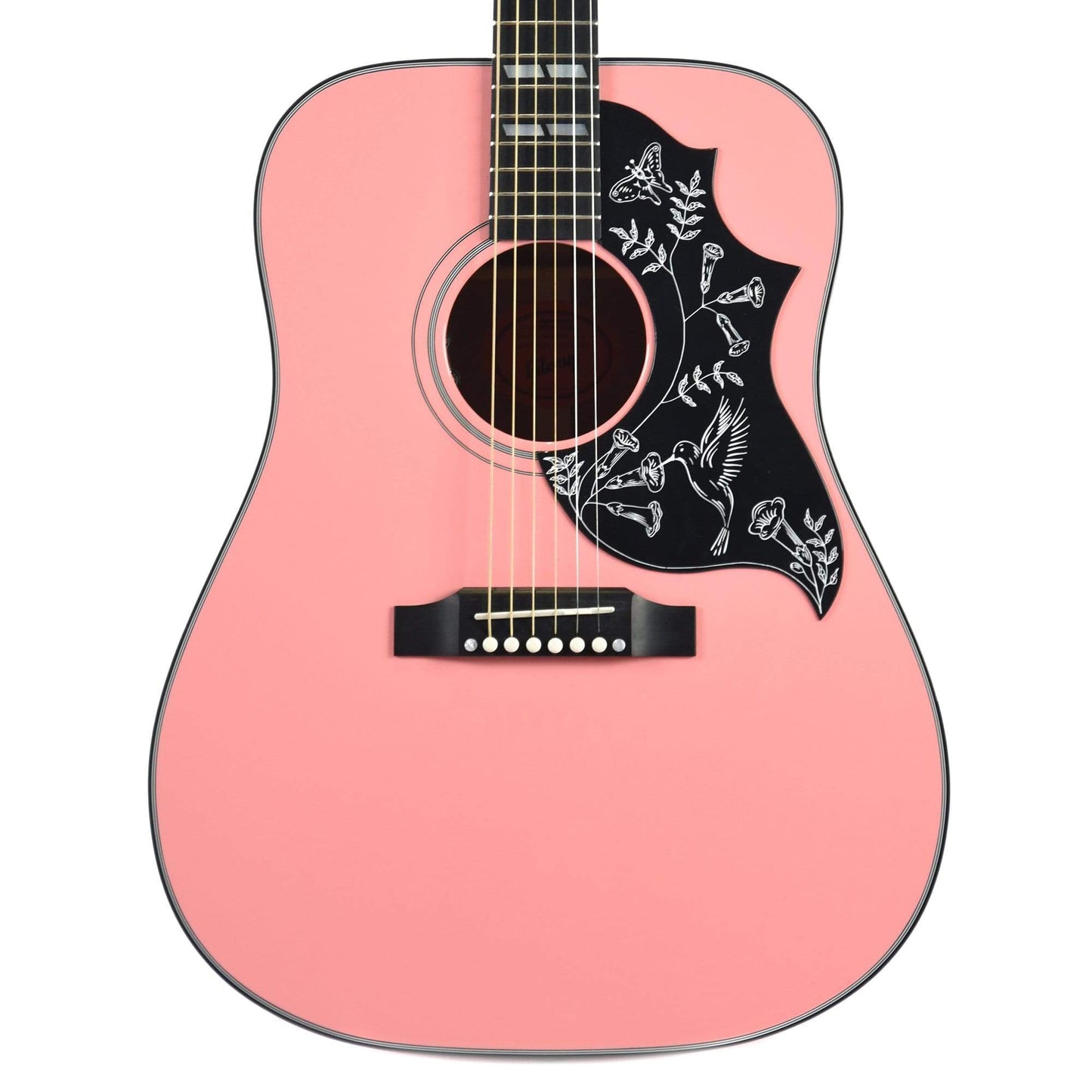 Gibson Montana Hummingbird Techno Pink Acoustic Guitars