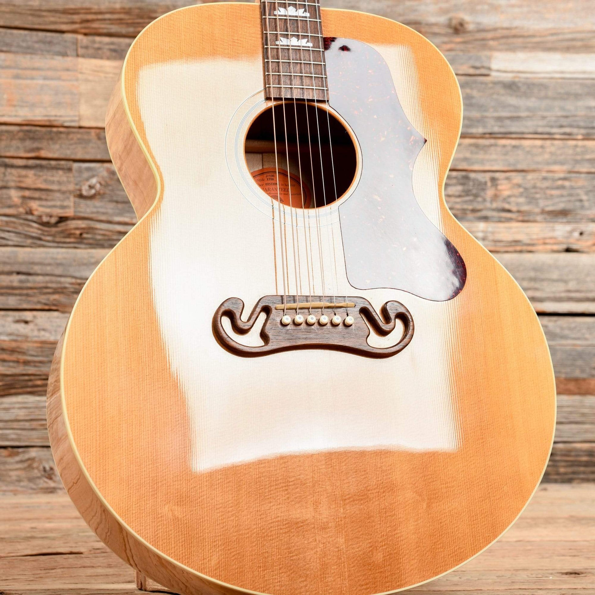 Gibson J-100 Xtra Natural 2003 Acoustic Guitars / Jumbo