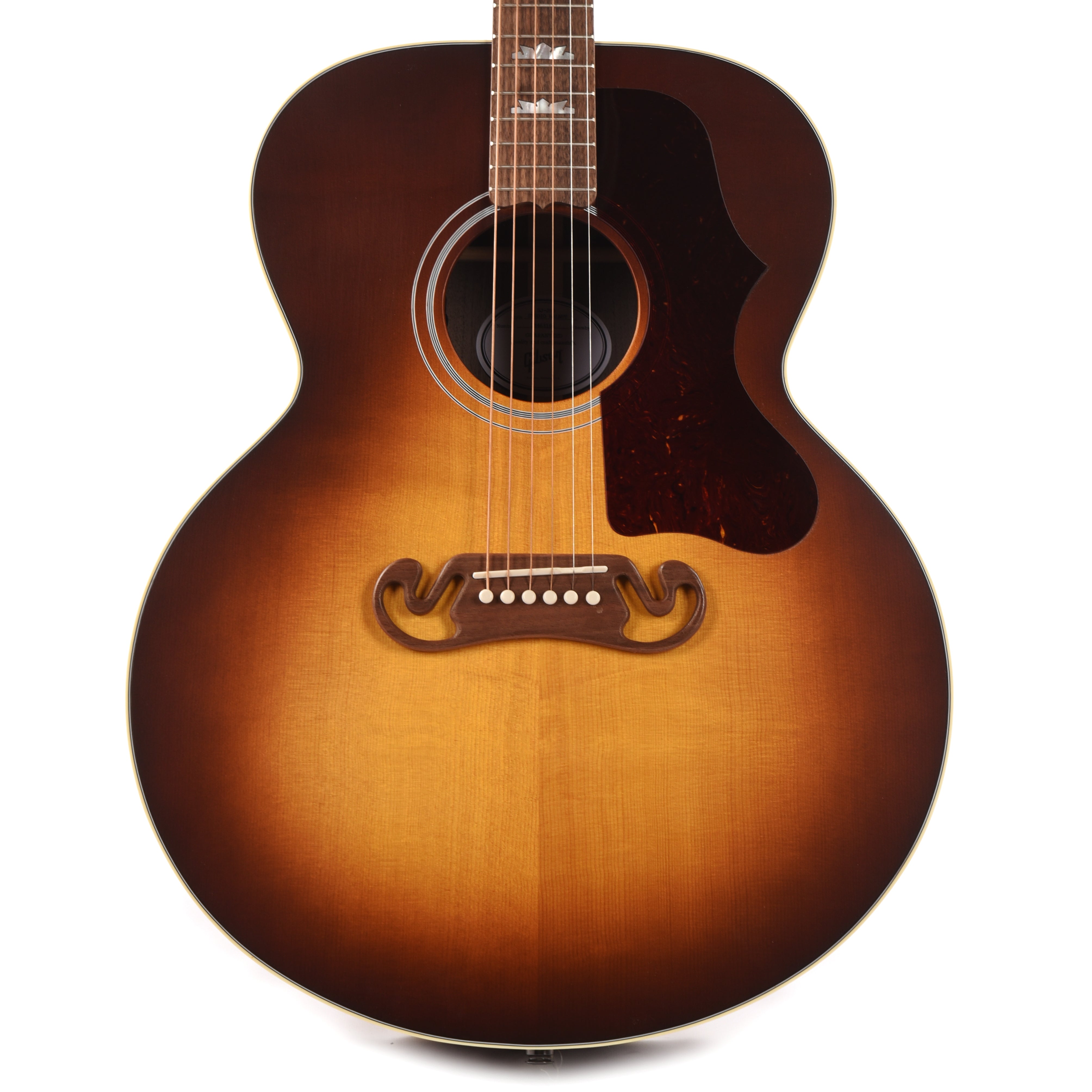 Gibson Modern SJ-200 Studio Walnut Satin Walnut Burst Acoustic Guitars / Jumbo
