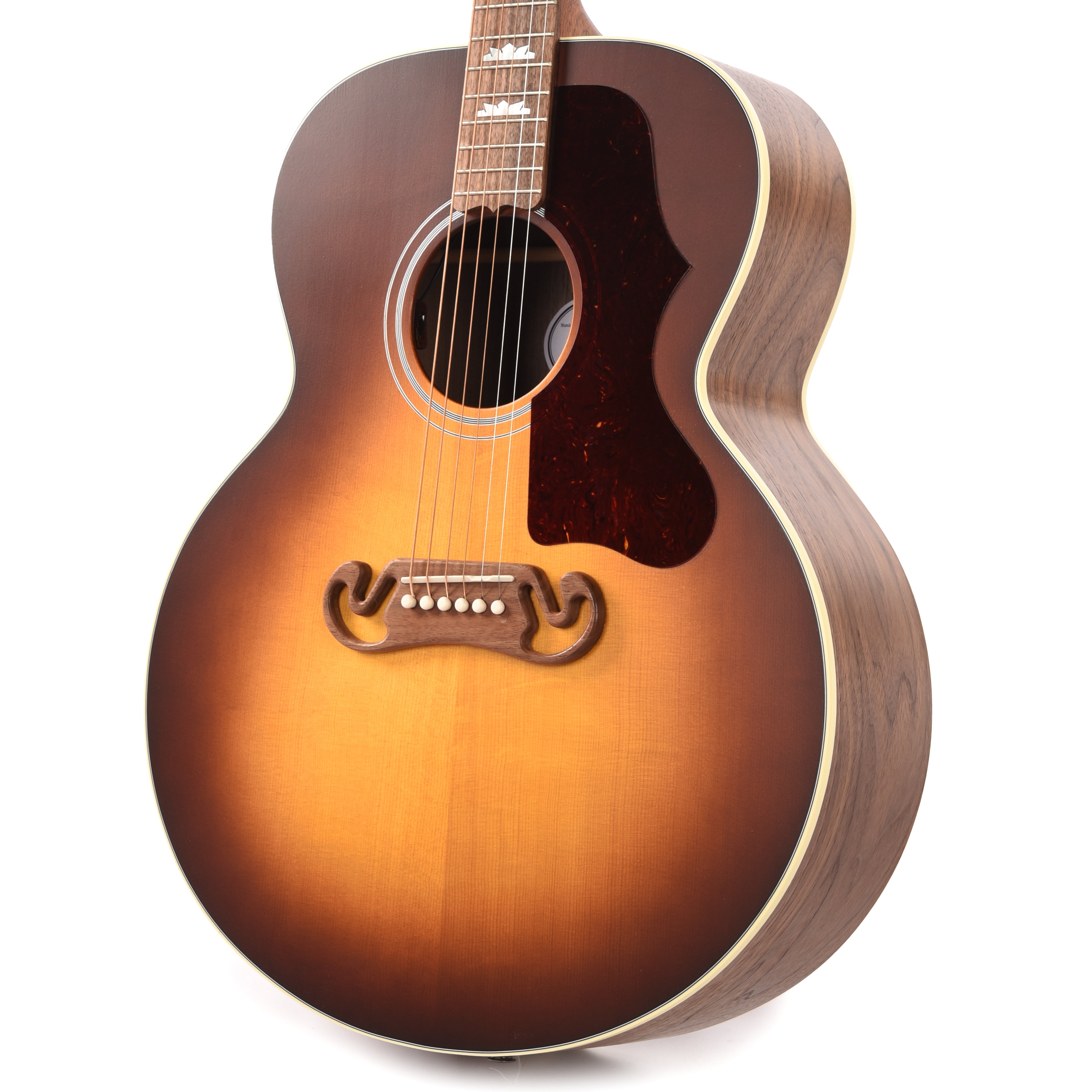 Gibson Modern SJ-200 Studio Walnut Satin Walnut Burst Acoustic Guitars / Jumbo
