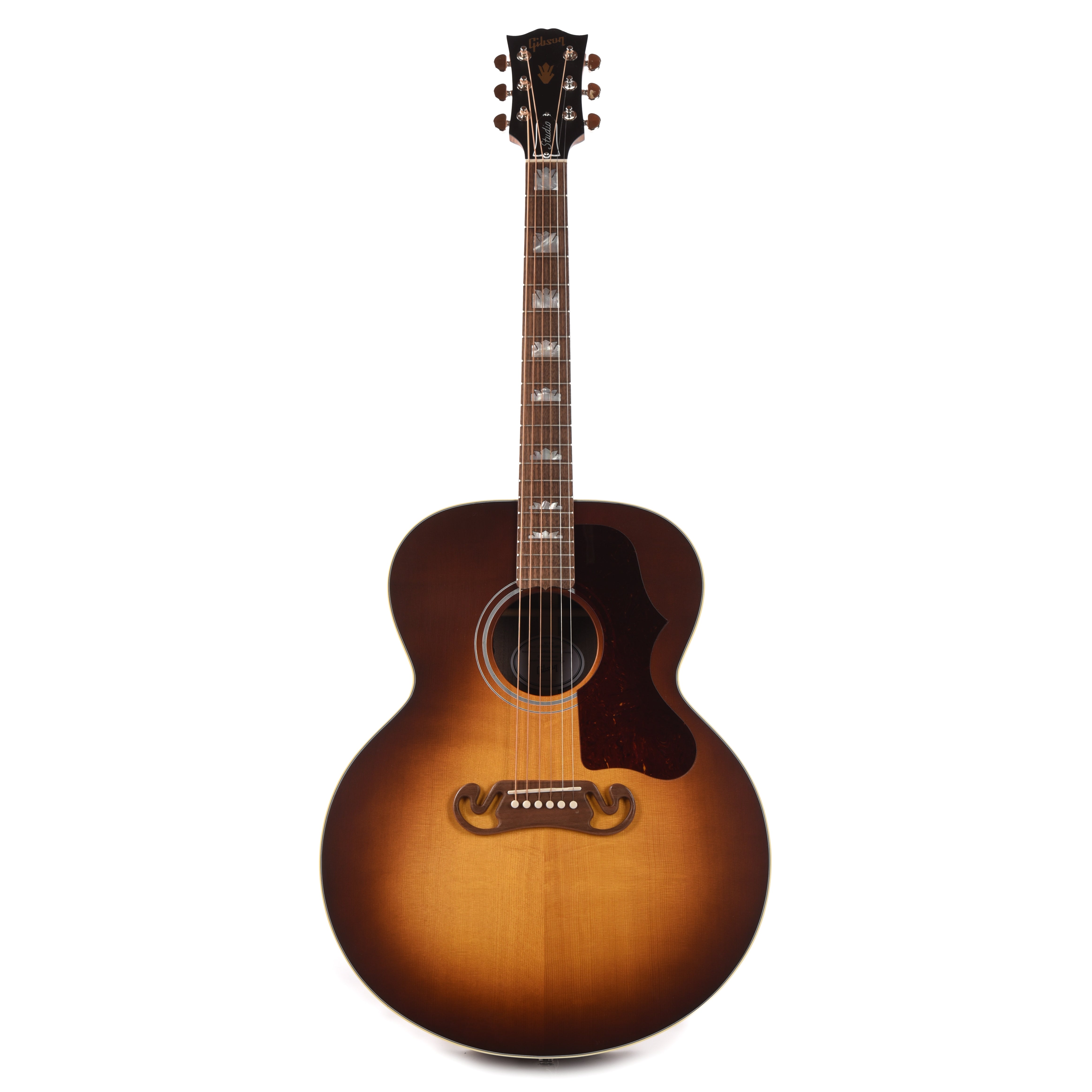 Gibson Modern SJ-200 Studio Walnut Satin Walnut Burst Acoustic Guitars / Jumbo