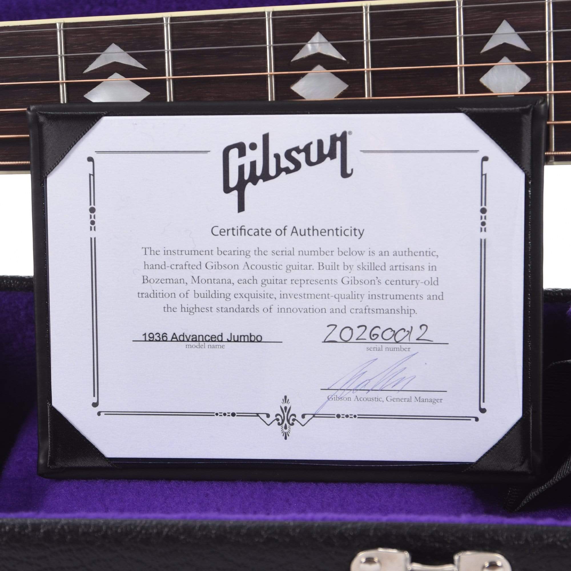 Gibson Montana Custom Shop Historic Reissue 1936 Advanced Jumbo Vintage Sunburst Acoustic Guitars / Jumbo