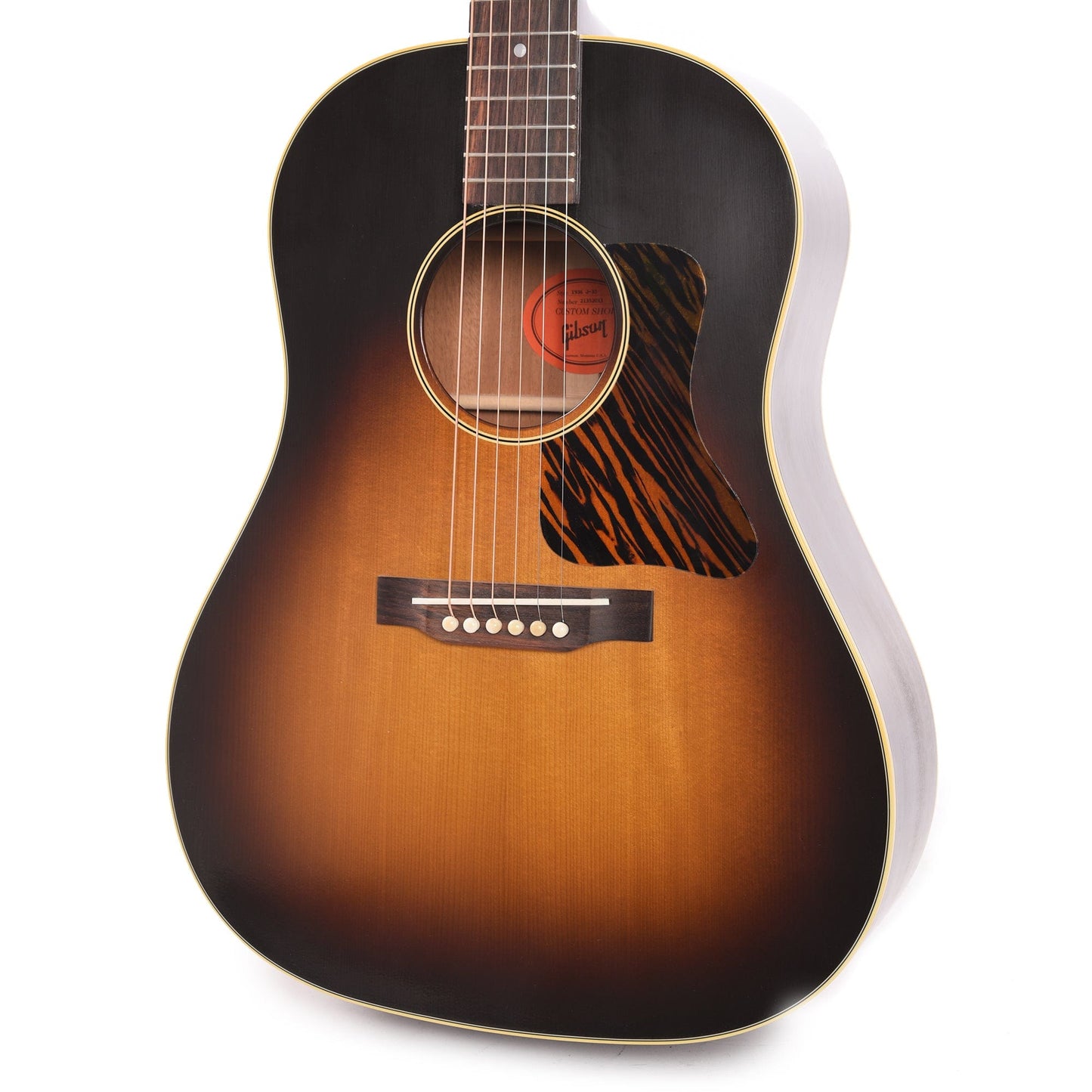 Gibson Montana Custom Shop Historic Reissue 1936 J-35 Vintage Sunburst Acoustic Guitars / Jumbo
