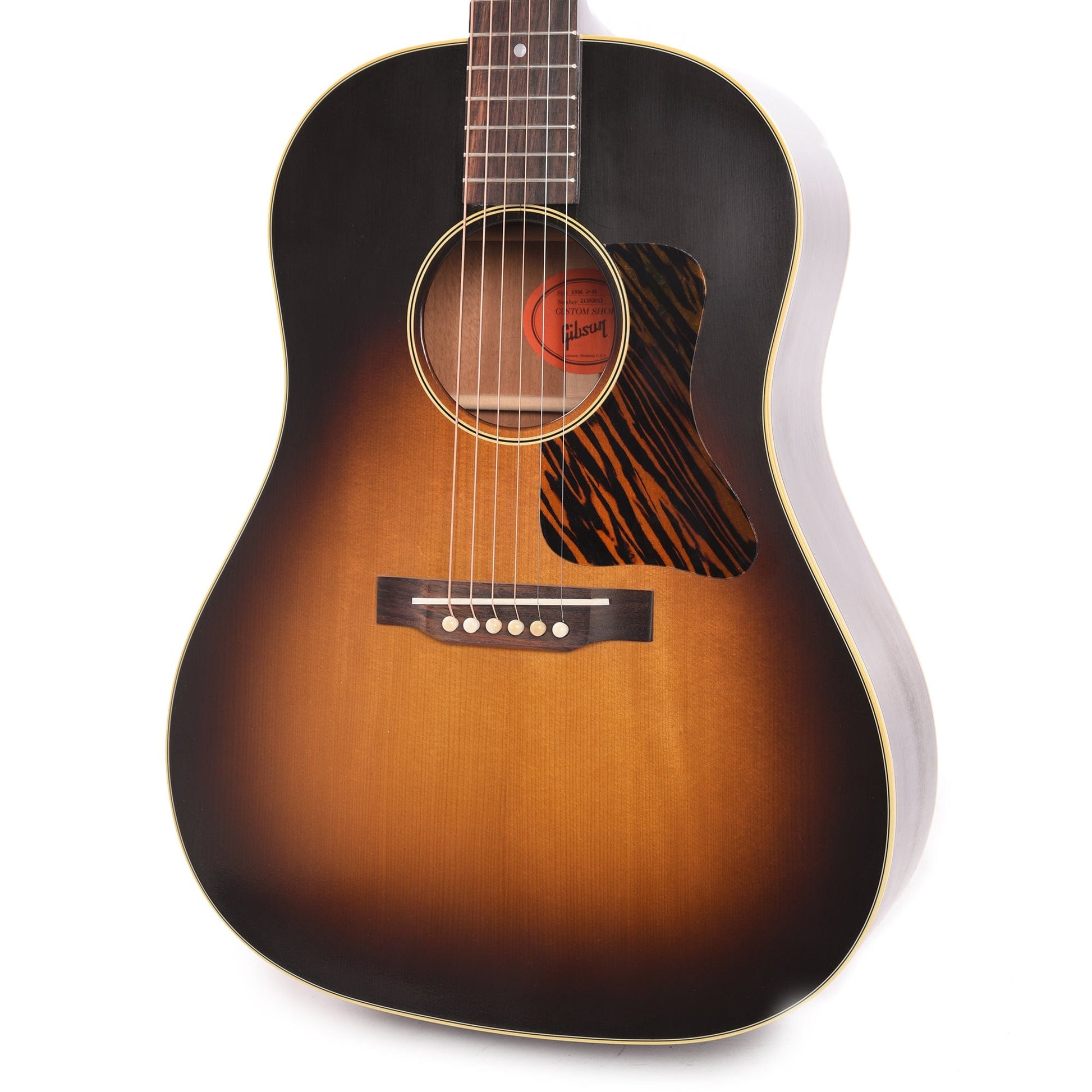 Gibson Montana Custom Shop Historic Reissue 1936 J-35 Vintage Sunburst Acoustic Guitars / Jumbo