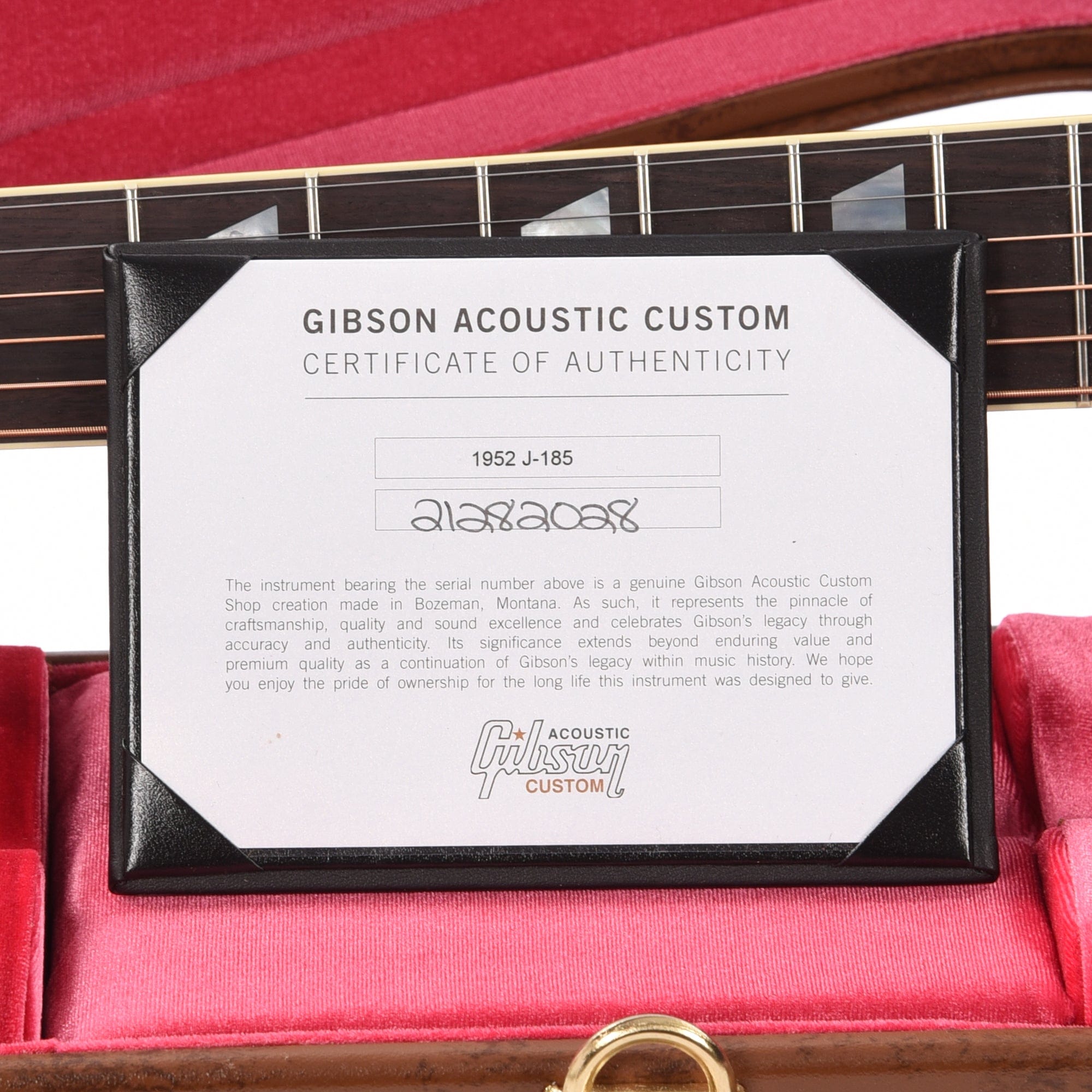 Gibson Montana Custom Shop Historic Reissue 1952 J-185 Vintage Sunburst Acoustic Guitars / Jumbo