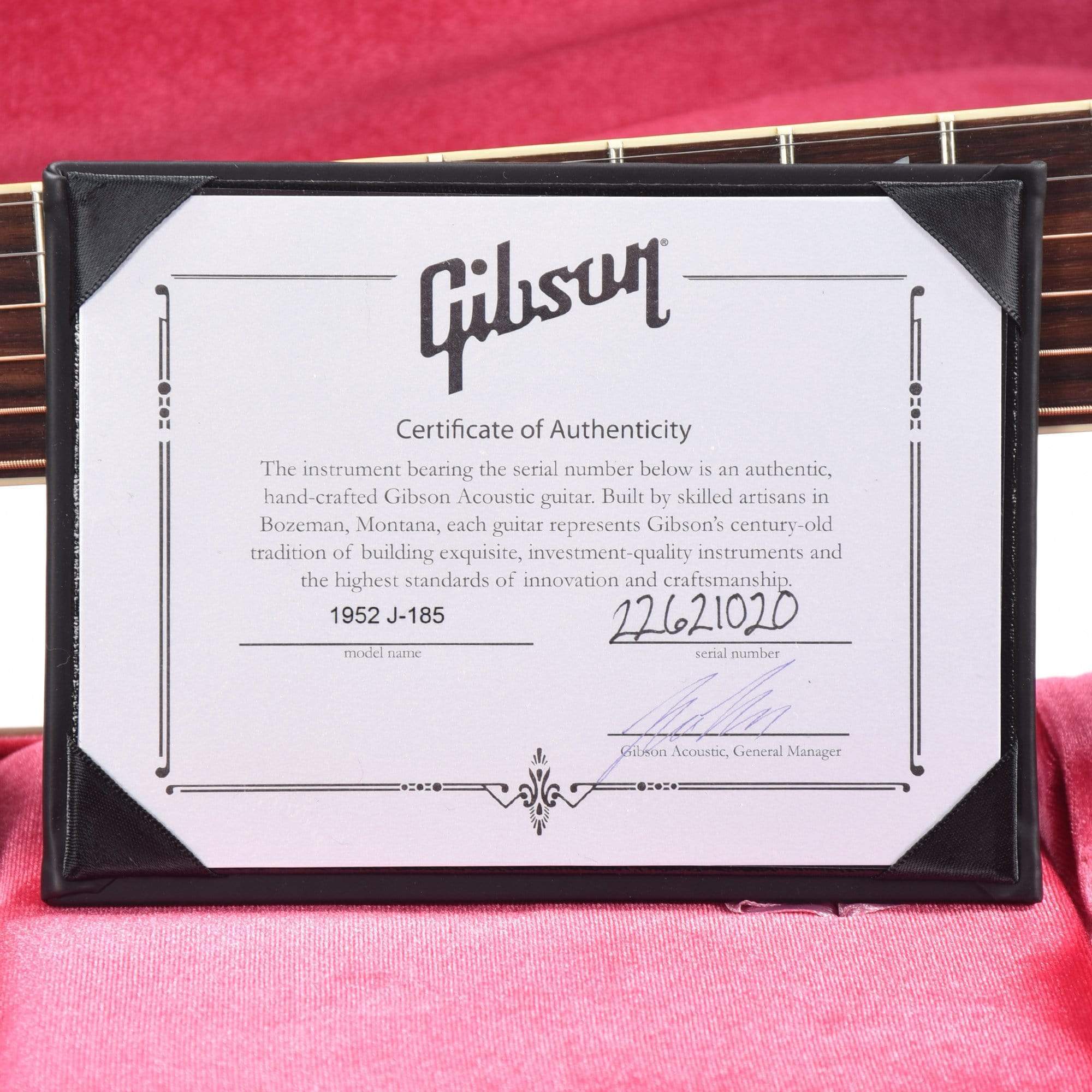 Gibson Montana Custom Shop Historic Reissue 1952 J-185 Vintage Sunburst Acoustic Guitars / Jumbo