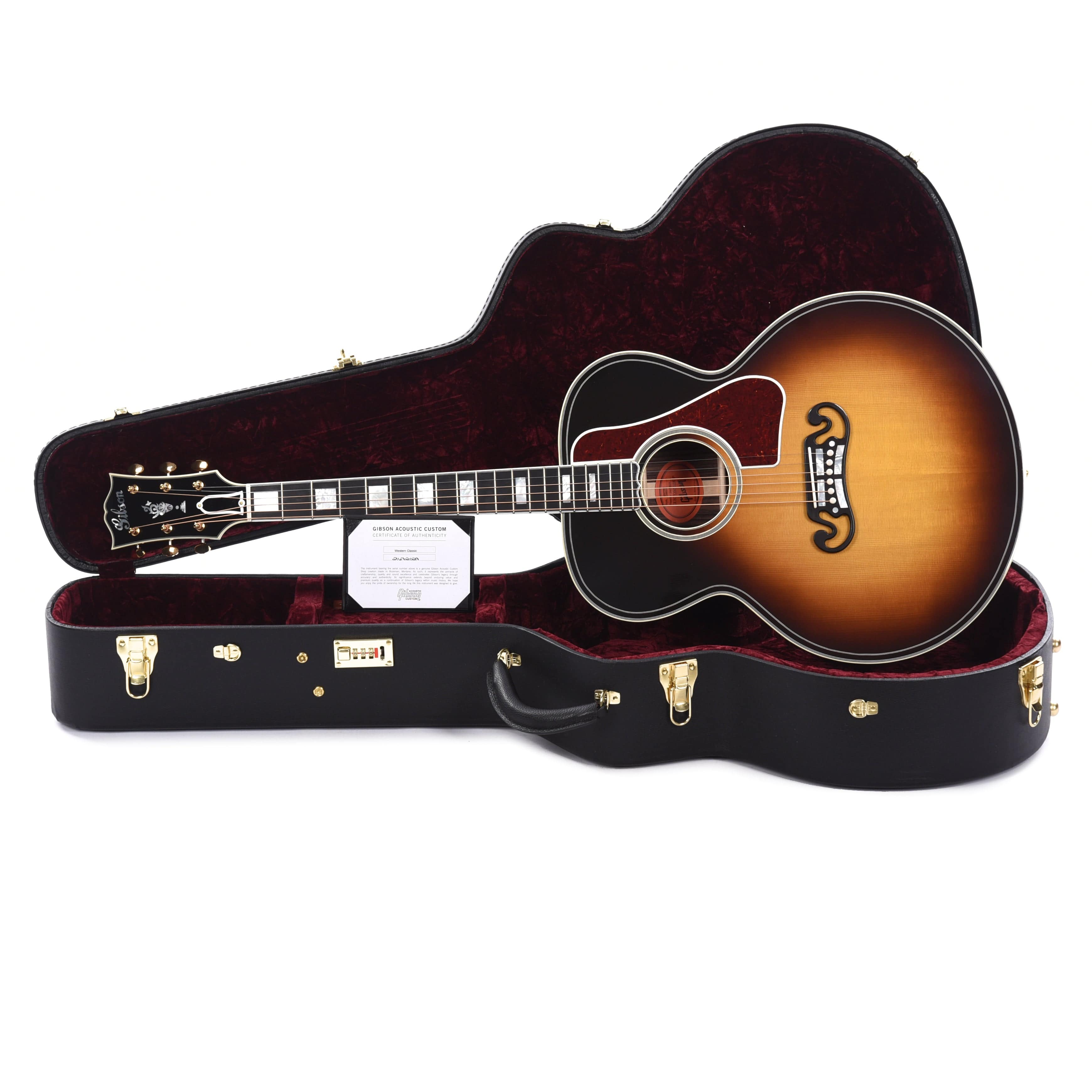 Gibson Montana Custom Shop SJ-200 Western Classic Vintage Sunburst Acoustic Guitars / Jumbo