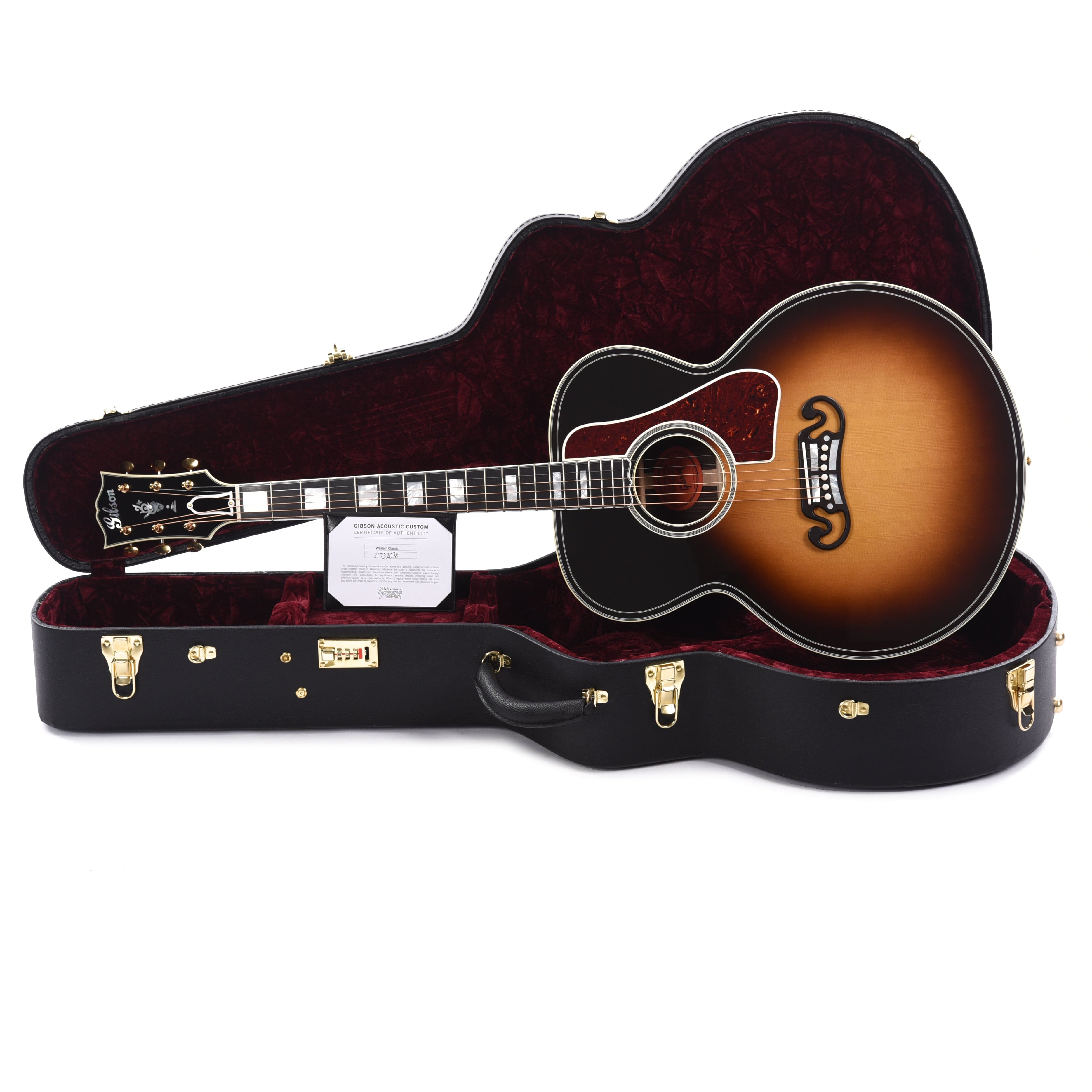 Gibson Montana Custom Shop SJ-200 Western Classic Vintage Sunburst Acoustic Guitars / Jumbo