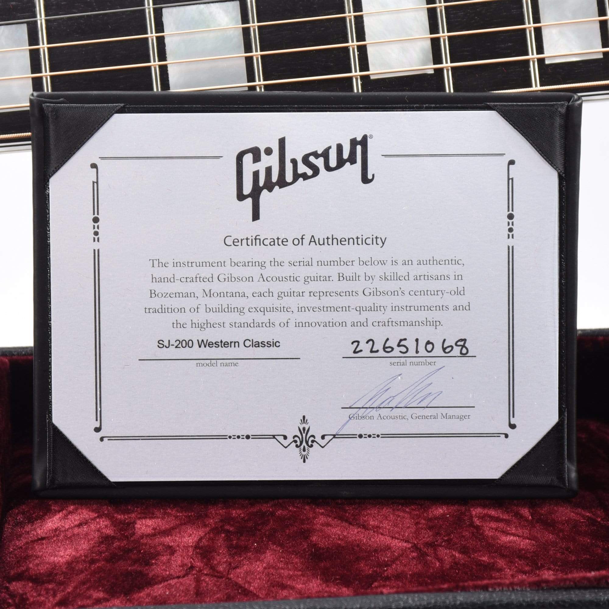 Gibson Montana Custom Shop SJ-200 Western Classic Vintage Sunburst Acoustic Guitars / Jumbo