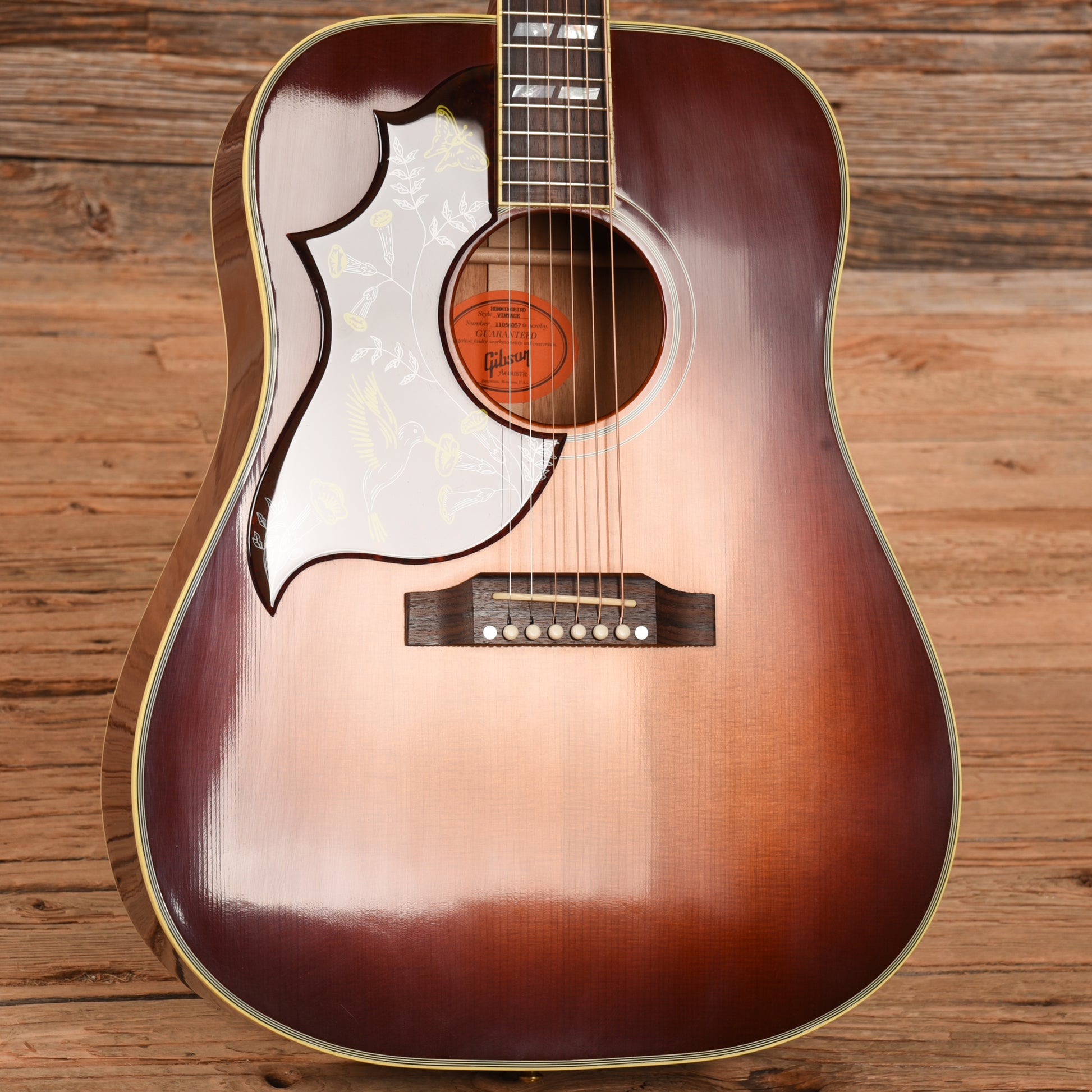 Gibson Hummingbird Vintage Sunburst 2016 LEFTY Acoustic Guitars / Left-Handed
