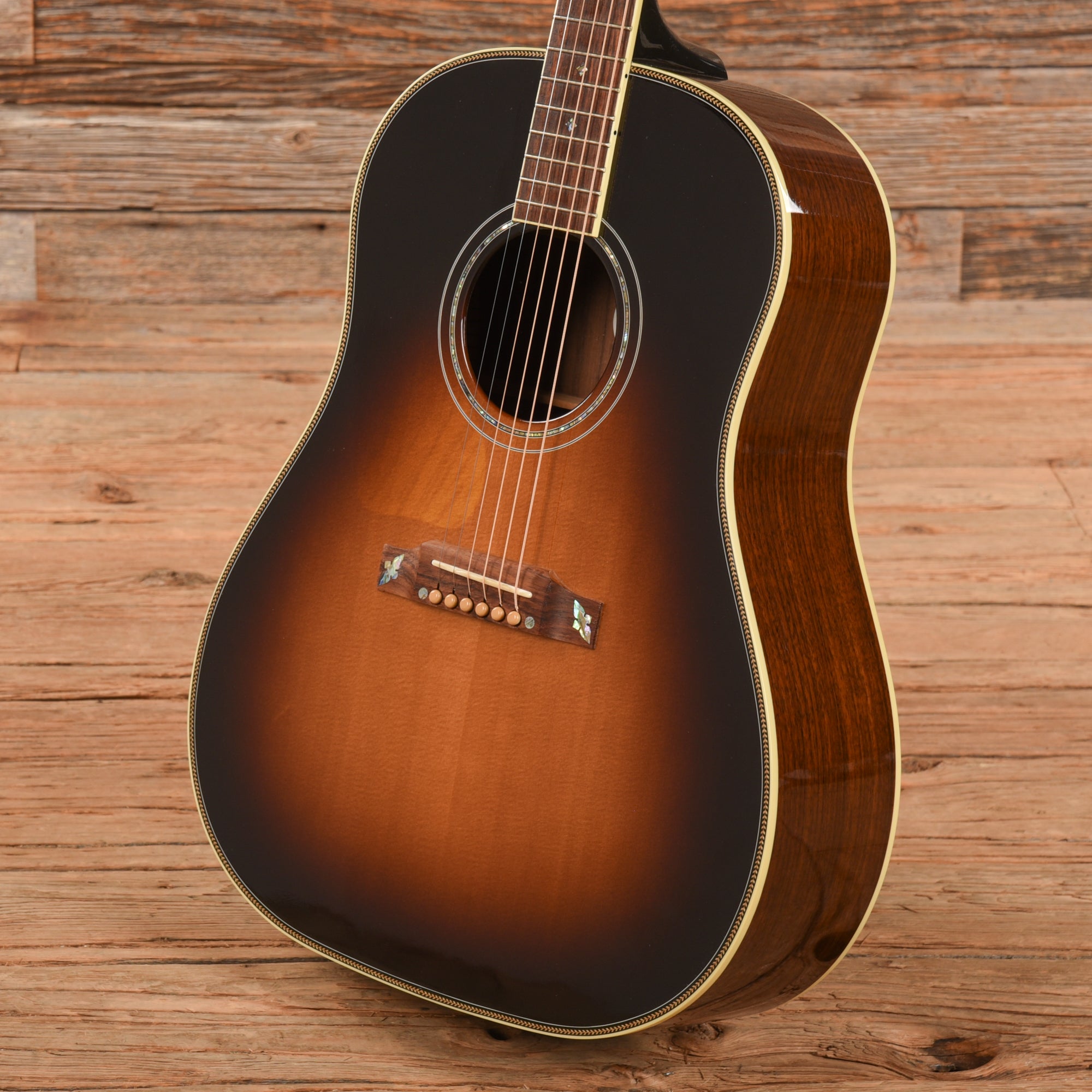 Gibson J-45 Custom Vintage Sunburst 2016 LEFTY Acoustic Guitars / Left-Handed