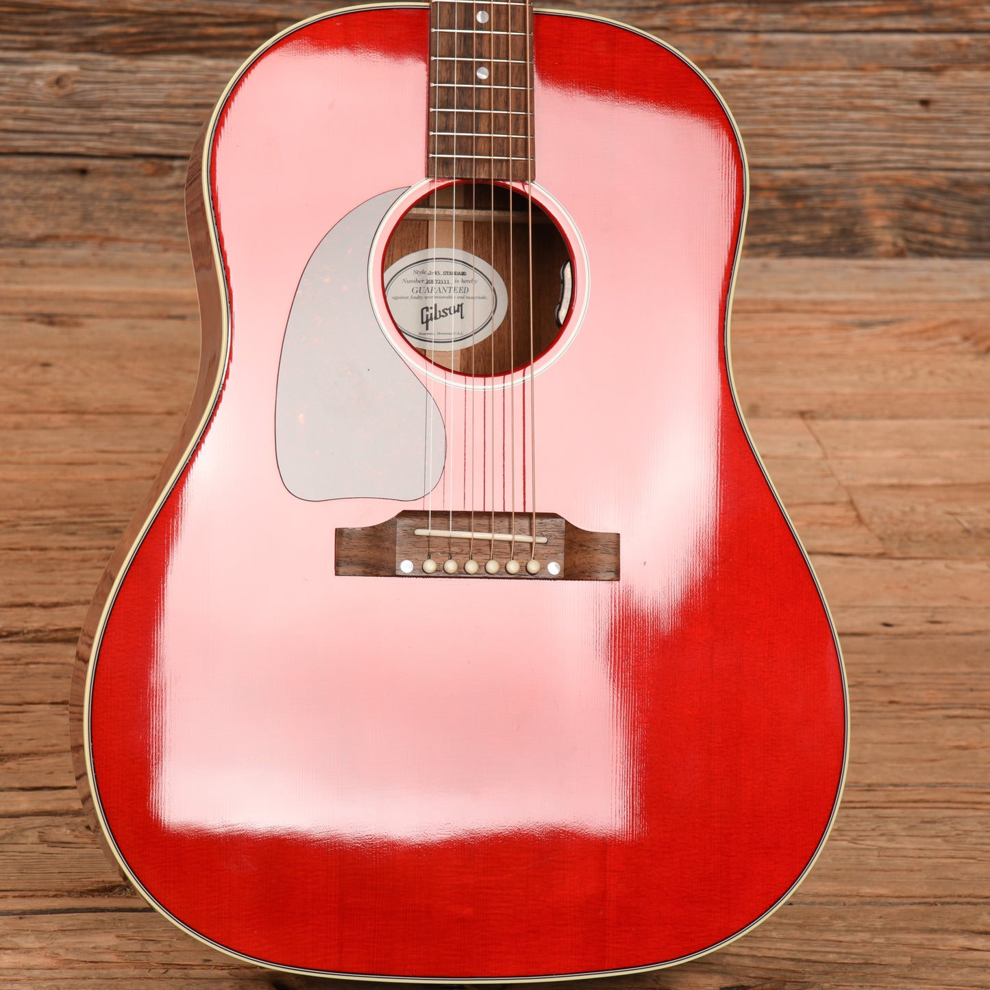 Gibson J-45 Standard Cherry 2022 LEFTY Acoustic Guitars / Left-Handed