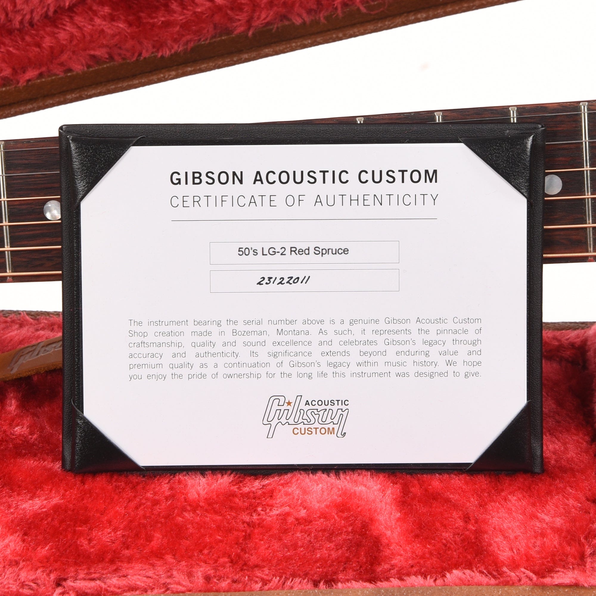 Gibson 50's LG-2 Original Vintage Sunburst Tight Burst Adirondack Spruce VOS Acoustic Guitars / Parlor