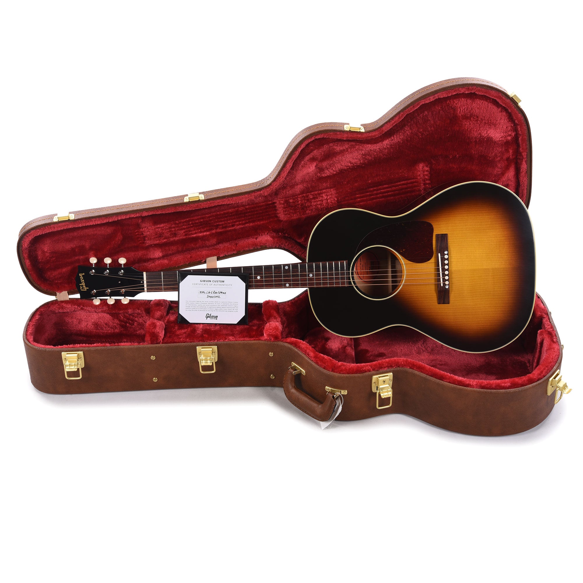 Gibson Original 50's LG-2 Original Vintage Sunburst Tight Burst Adirondack Spruce VOS Acoustic Guitars / Parlor