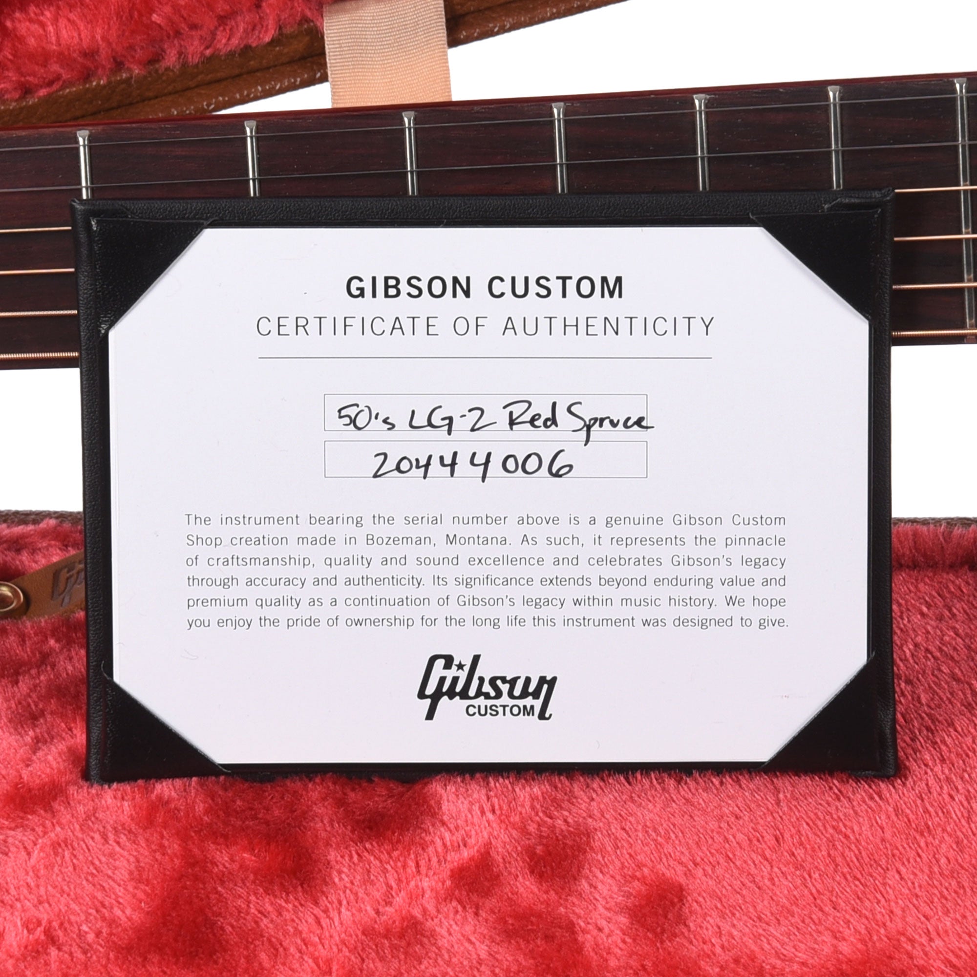 Gibson Original 50's LG-2 Original Vintage Sunburst Tight Burst Adirondack Spruce VOS Acoustic Guitars / Parlor