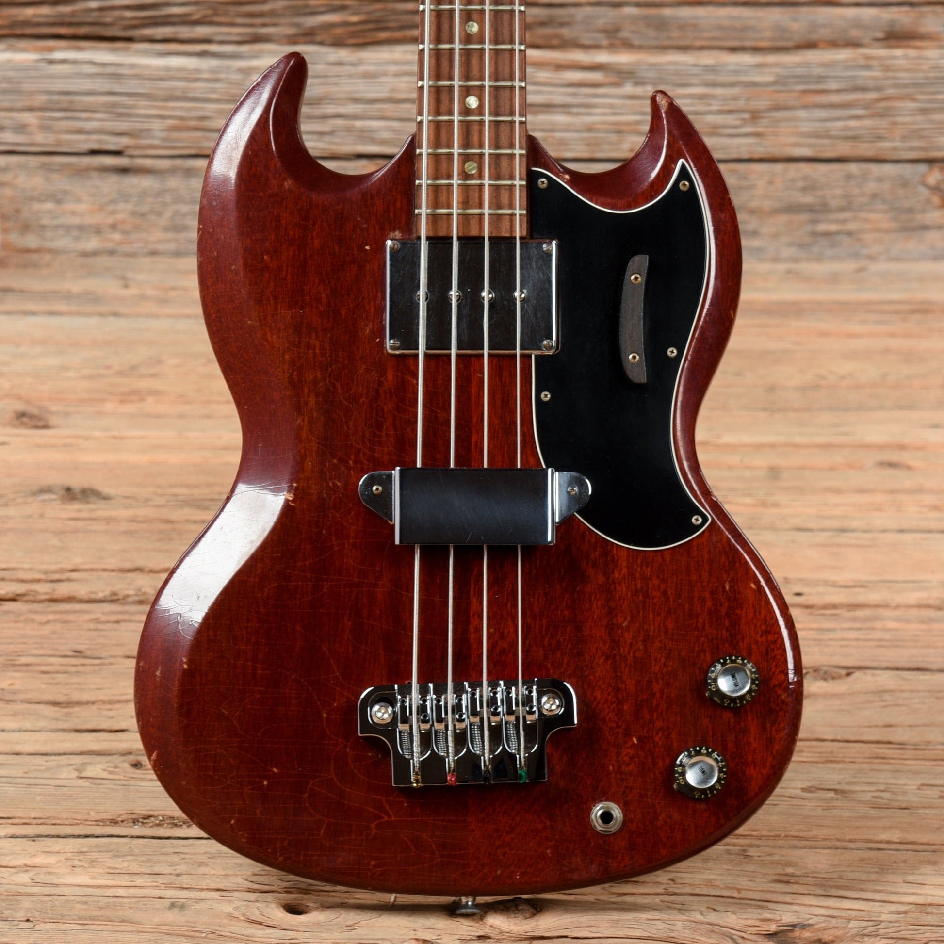 Gibson EB-0 Cherry 1965 Bass Guitars / 4-String