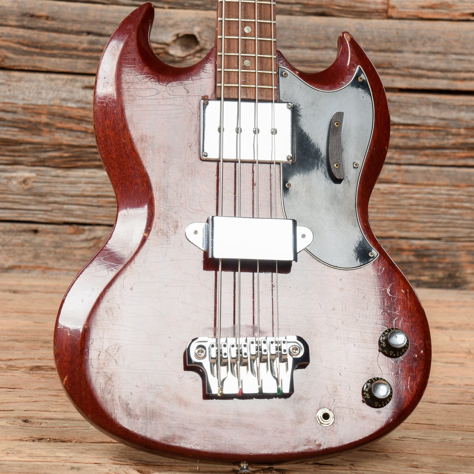 Gibson EB-0 Cherry 1965 Bass Guitars / 4-String