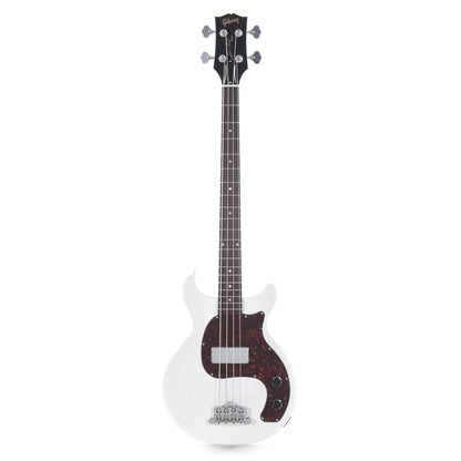Gibson USA Les Paul Junior DC Bass Worn White w/Tortoise Pickguard & Chrome Cover Bass Guitars / 4-String