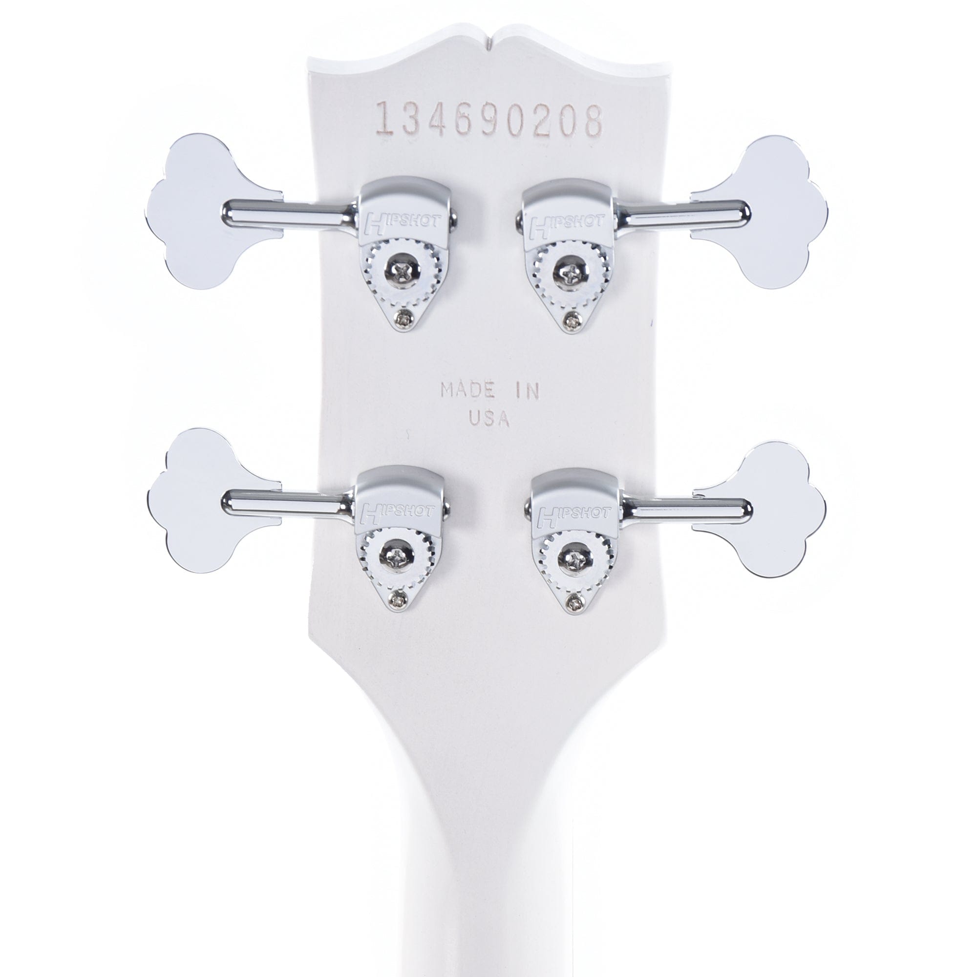 Gibson USA Les Paul Junior DC Bass Worn White w/Tortoise Pickguard & Chrome Cover Bass Guitars / 4-String