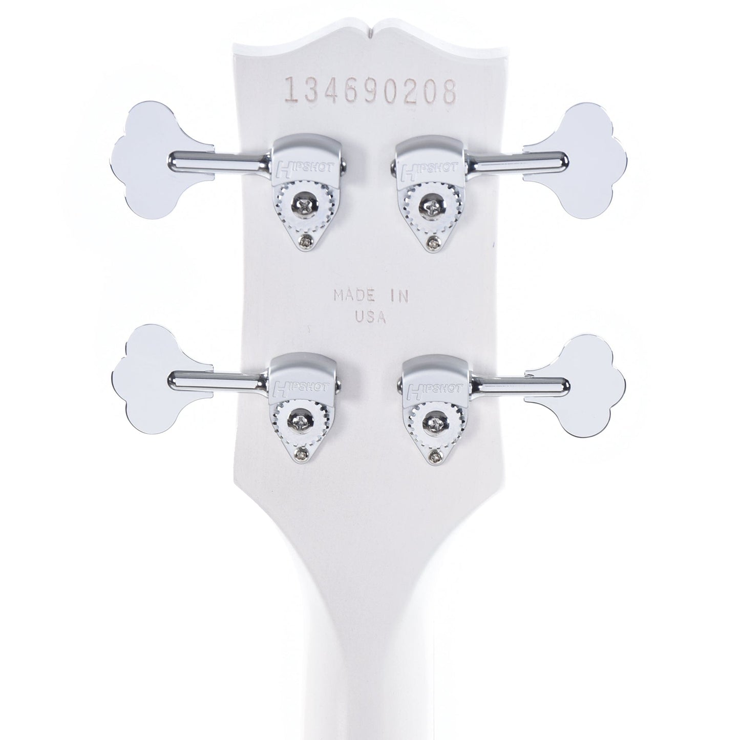 Gibson USA Les Paul Junior DC Bass Worn White w/Tortoise Pickguard & Chrome Cover Bass Guitars / 4-String