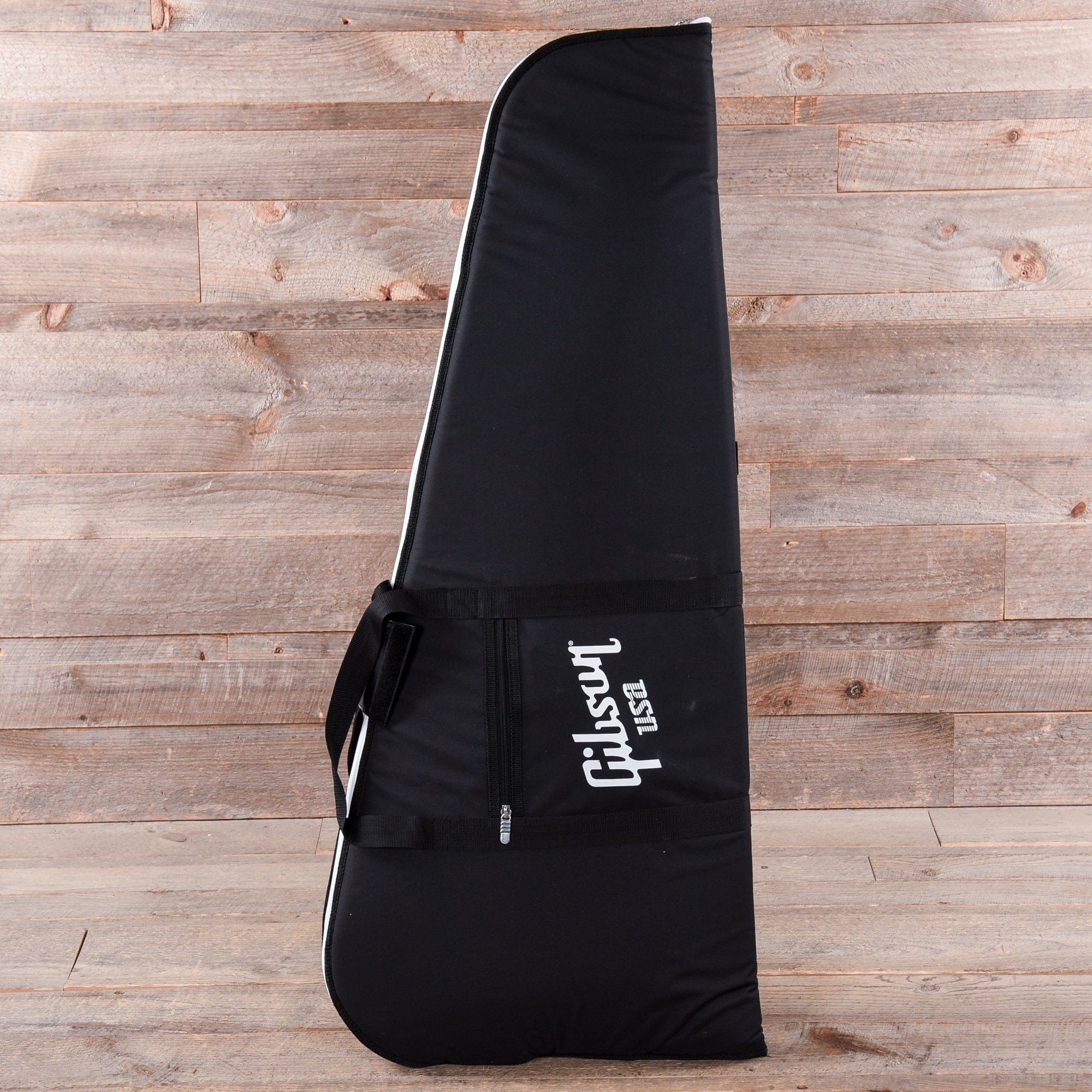 Gibson USA Les Paul Junior DC Bass Worn White w/Tortoise Pickguard & Chrome Cover Bass Guitars / 4-String