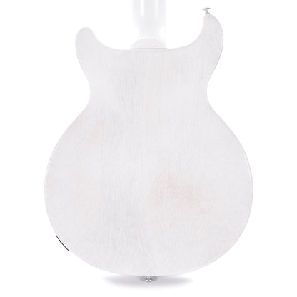 Gibson USA Les Paul Junior DC Bass Worn White w/Tortoise Pickguard & Chrome Cover Bass Guitars / 4-String