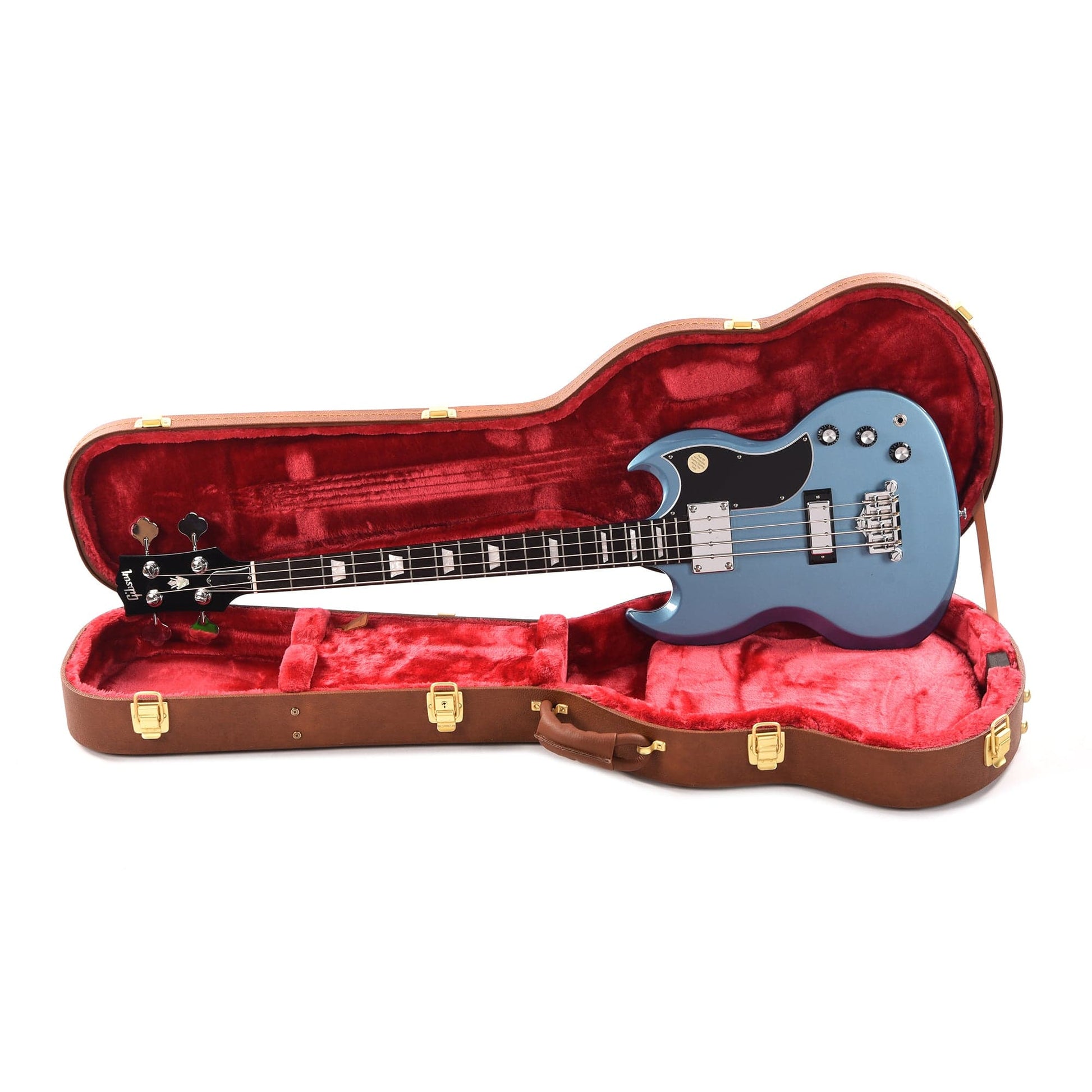 Gibson USA SG Standard Bass Pelham Blue w/Tortoise Pickguard Bass Guitars / 4-String