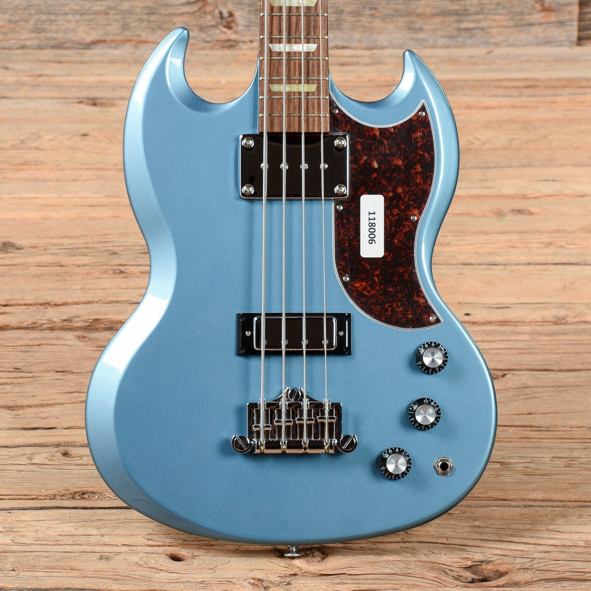 Gibson USA SG Standard Bass Pelham Blue w/Tortoise Pickguard Bass Guitars / 4-String