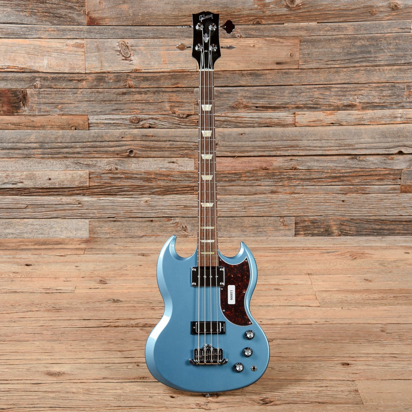 Gibson USA SG Standard Bass Pelham Blue w/Tortoise Pickguard Bass Guitars / 4-String
