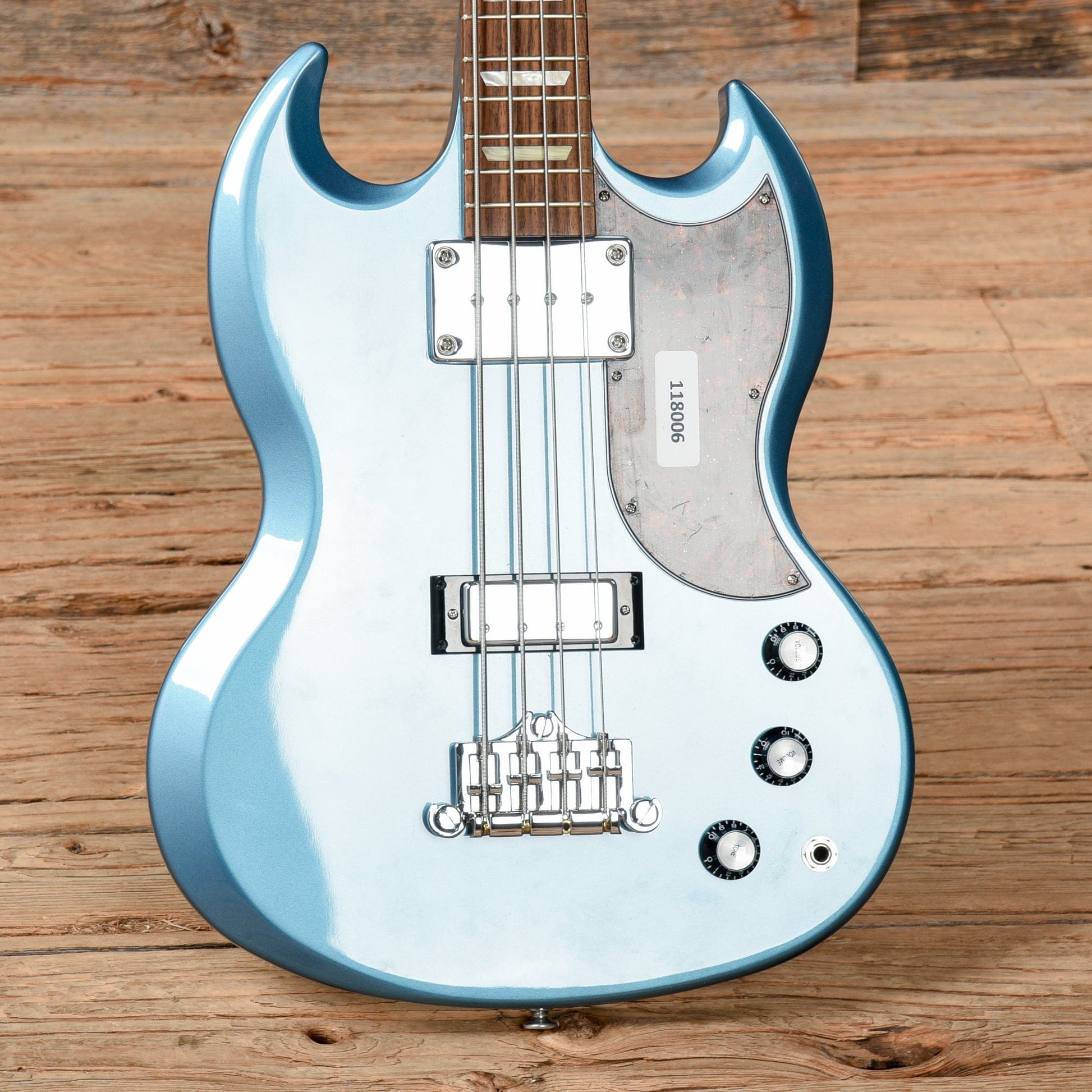 Gibson USA SG Standard Bass Pelham Blue w/Tortoise Pickguard Bass Guitars / 4-String