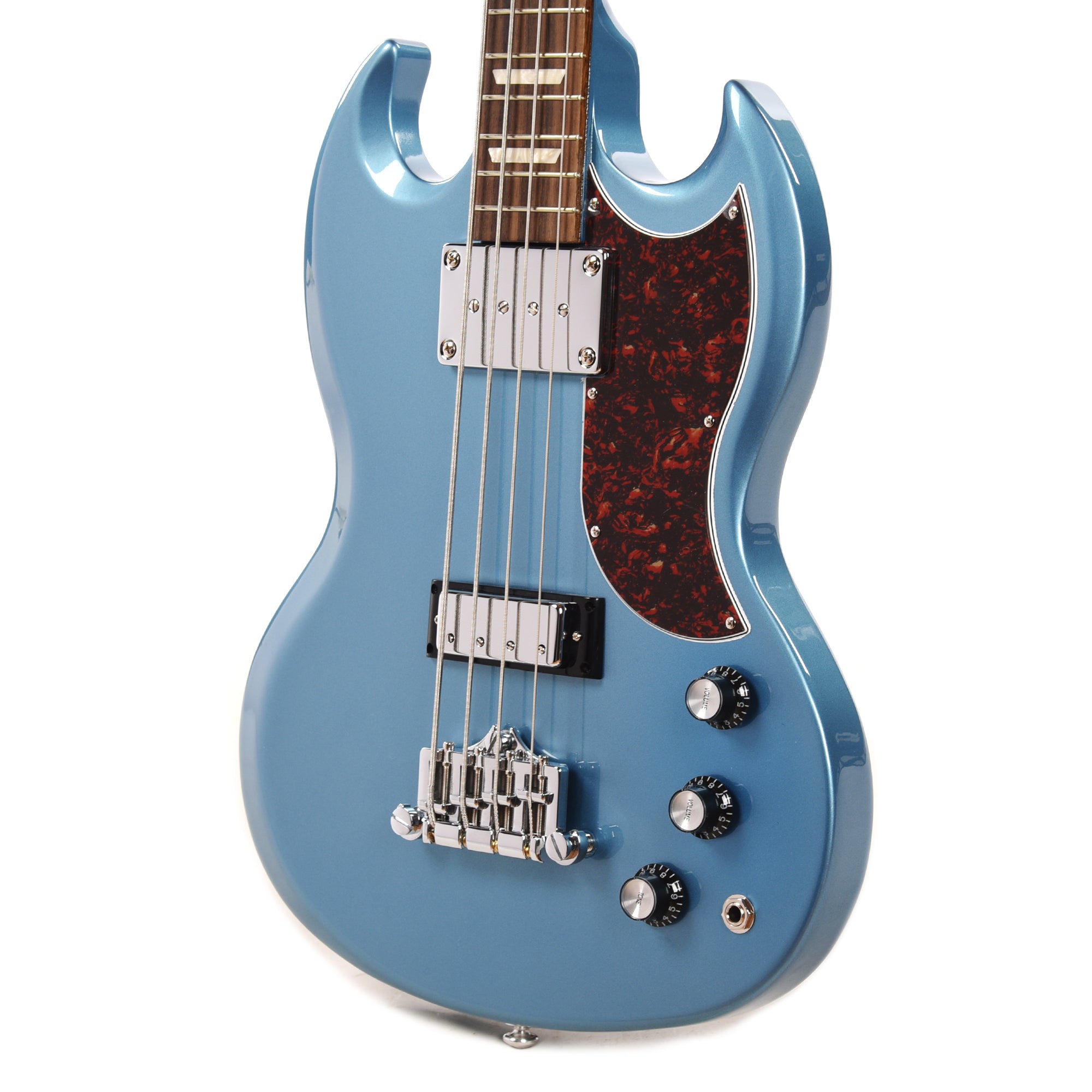 Gibson USA SG Standard Bass Pelham Blue w/Tortoise Pickguard Bass Guitars / 4-String