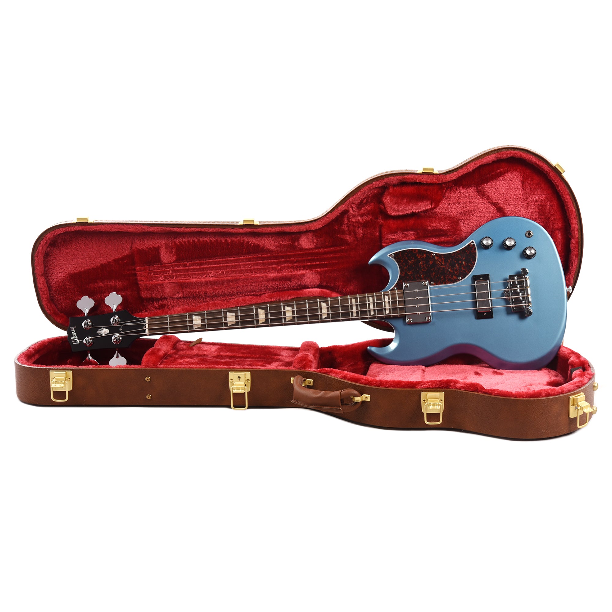 Gibson USA SG Standard Bass Pelham Blue w/Tortoise Pickguard Bass Guitars / 4-String
