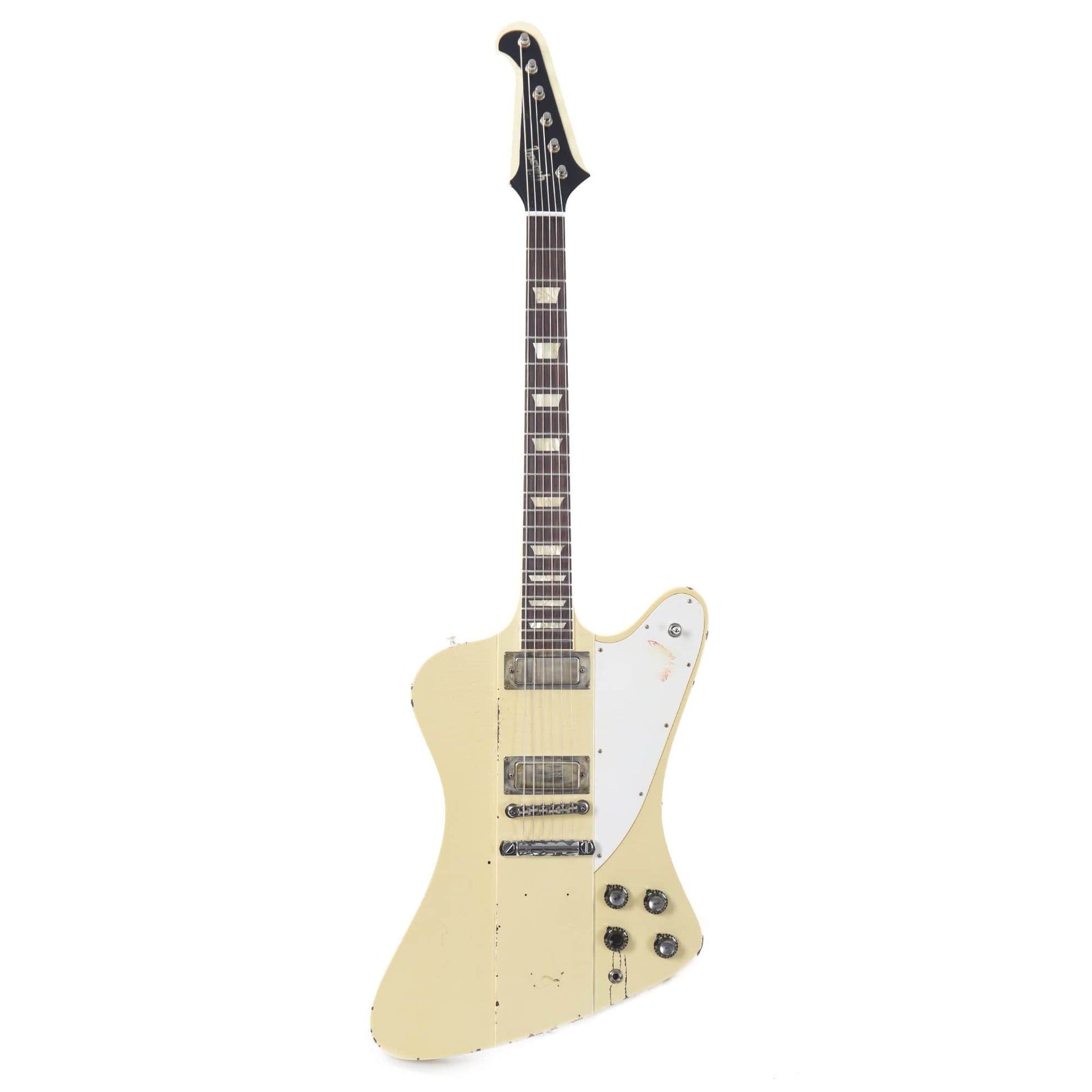 Gibson Custom Johnny Winter 1964 Firebird V Polaris White Bass Guitars / 5-String or More,Electric Guitars / Solid Body